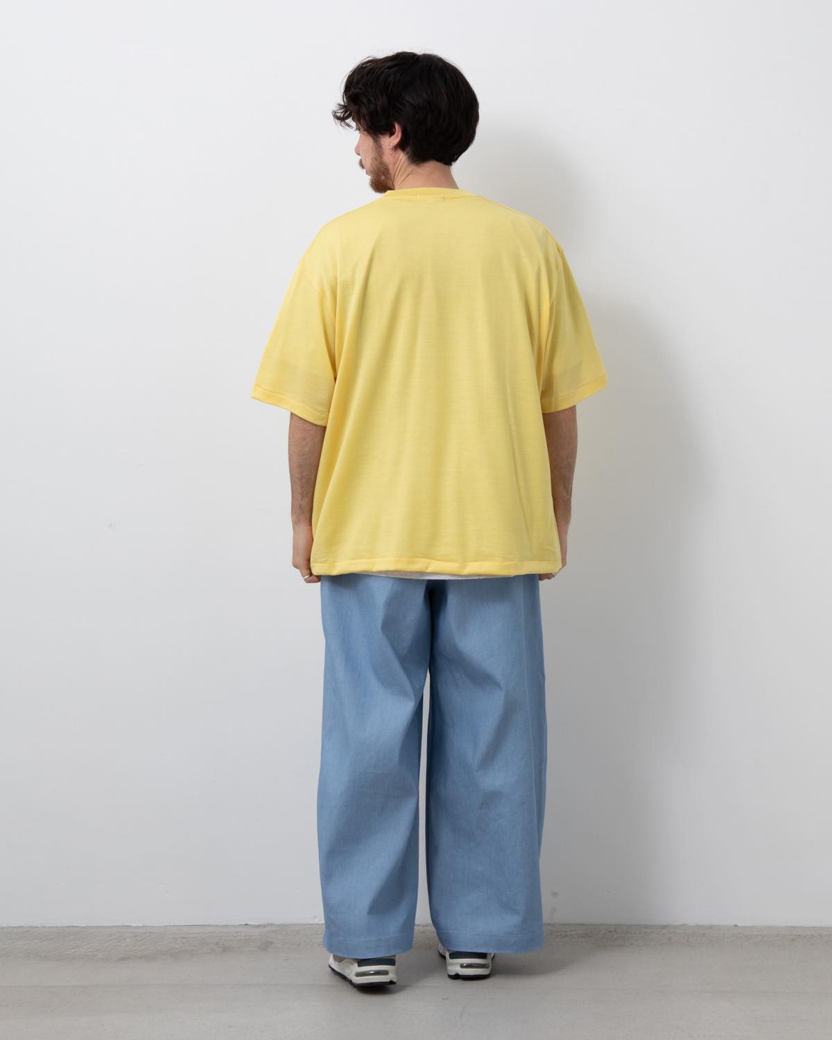 LIGHT DENIM EASY BAGGY PANTS