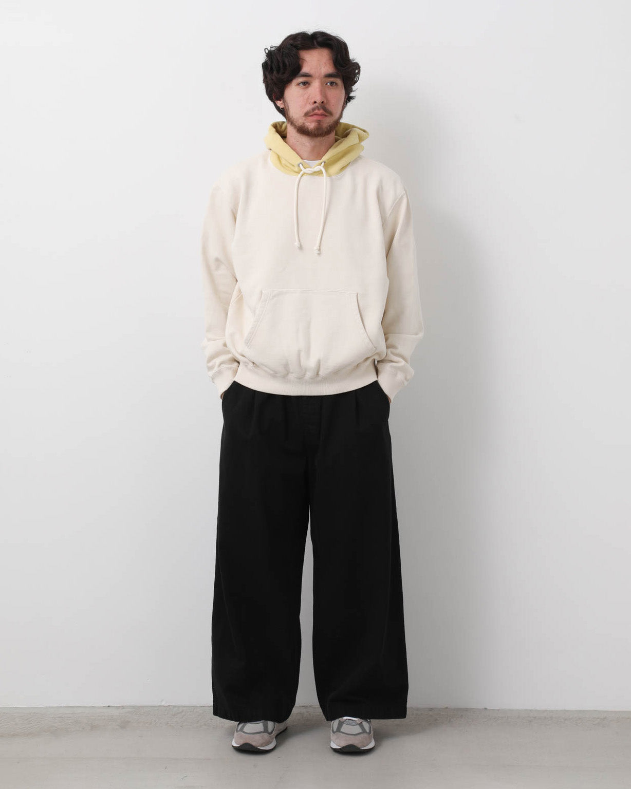 LIGHT DENIM EASY BAGGY PANTS - OVERDYED