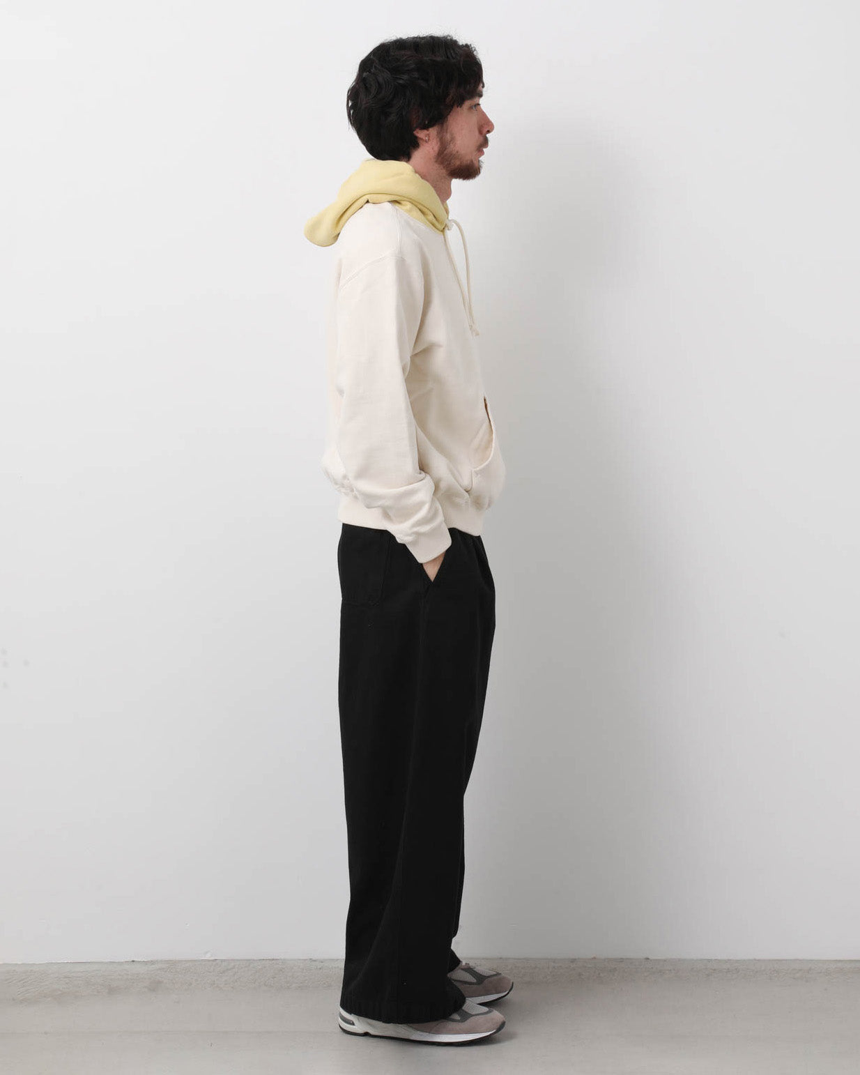LIGHT DENIM EASY BAGGY PANTS - OVERDYED