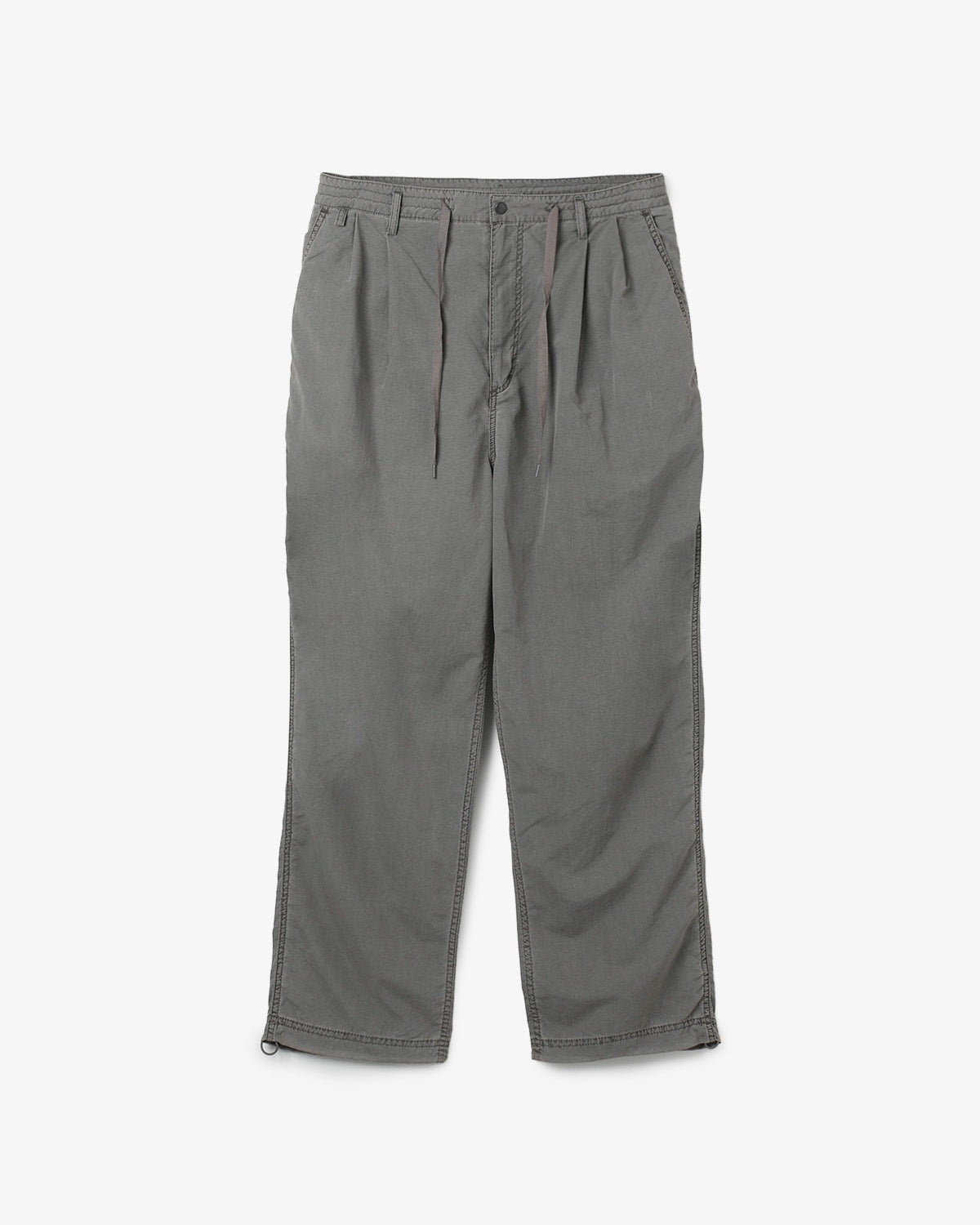NYLON 2TUCK PANTS - OVERDYED