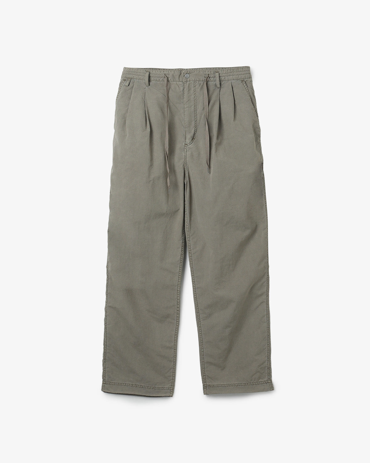 NYLON 2TUCK PANTS - OVERDYED