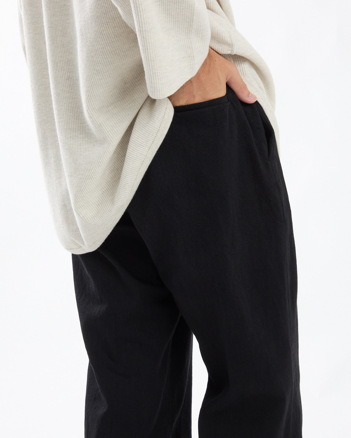 DENIM TROUSERS