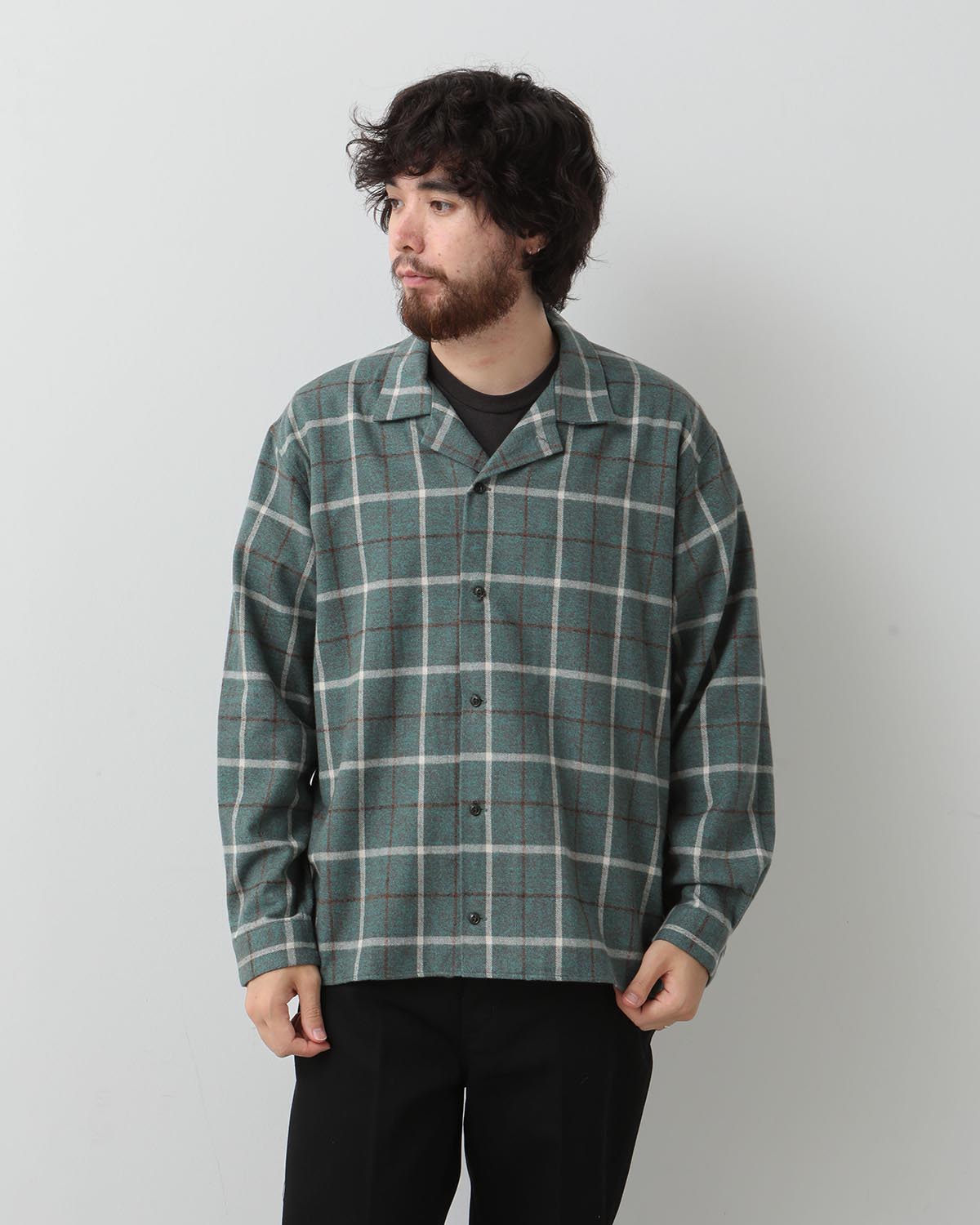 SEMI-DOUBLE CHECK SHIRT