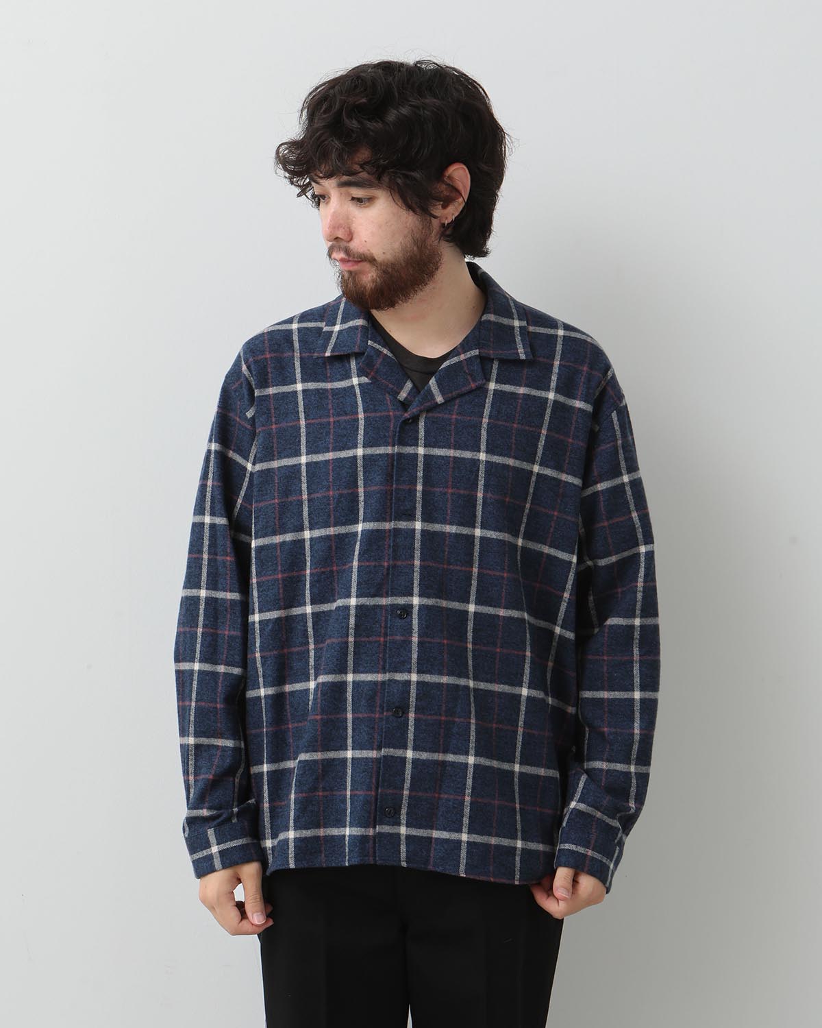 SEMI-DOUBLE CHECK SHIRT