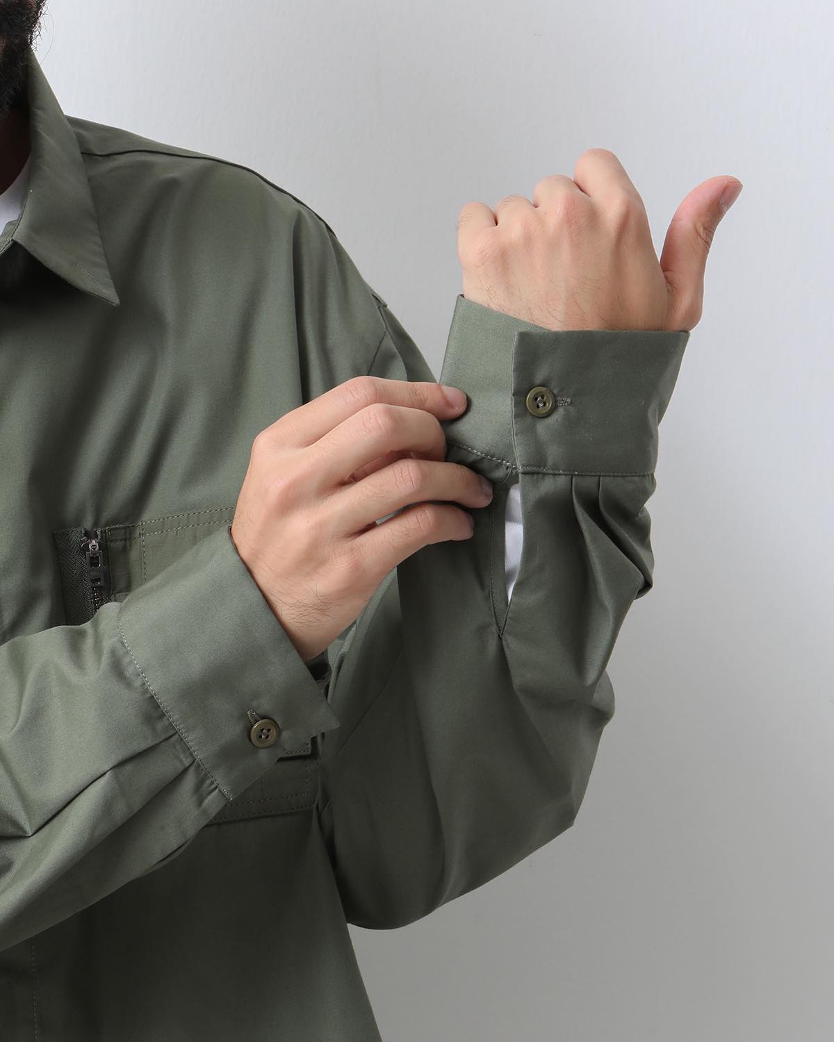 MILITARY UTILITY POCKET SHIRT