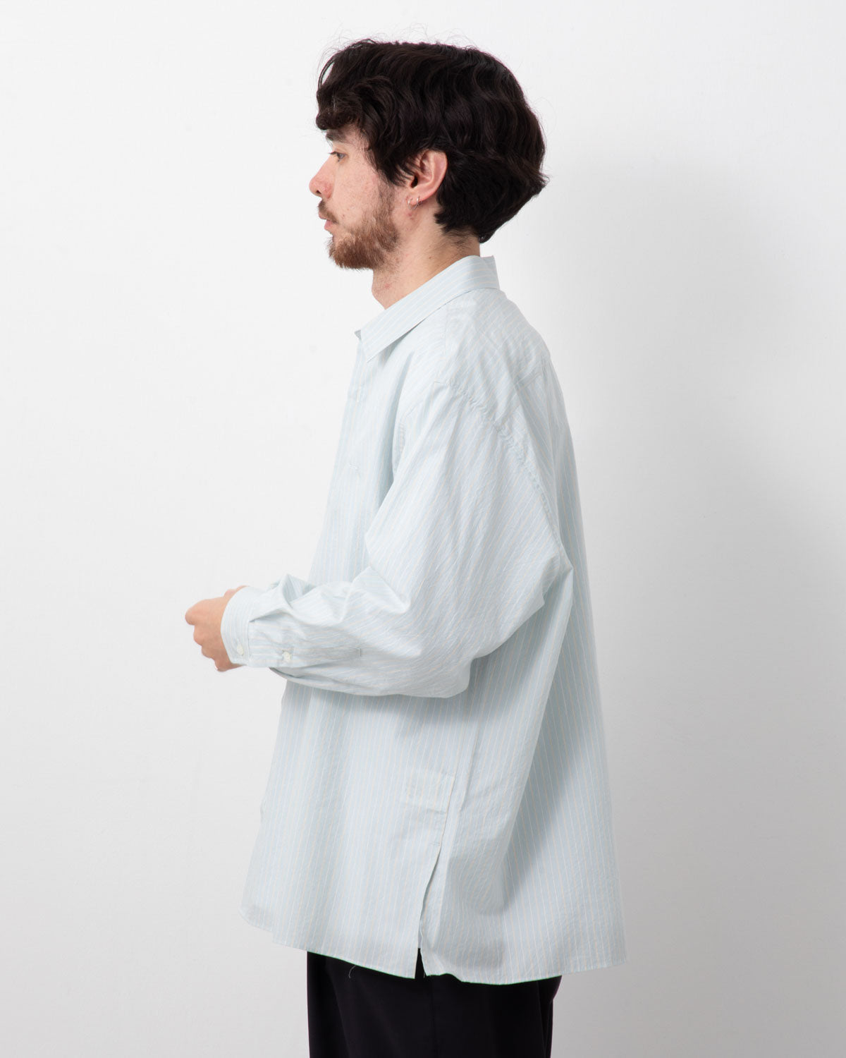 GENTLE RESORT OVERSIZED STRIPE SHIRT