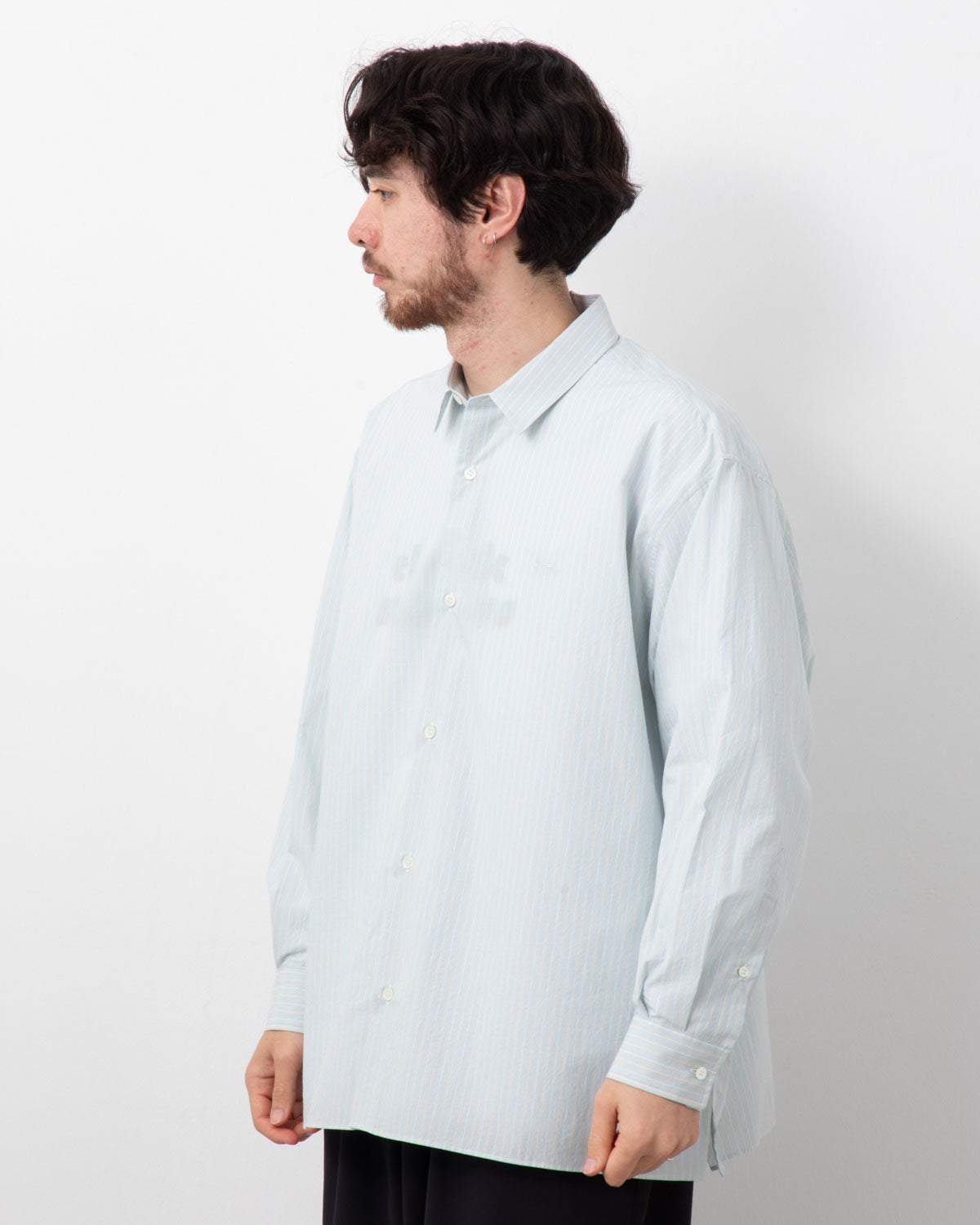 GENTLE RESORT OVERSIZED STRIPE SHIRT