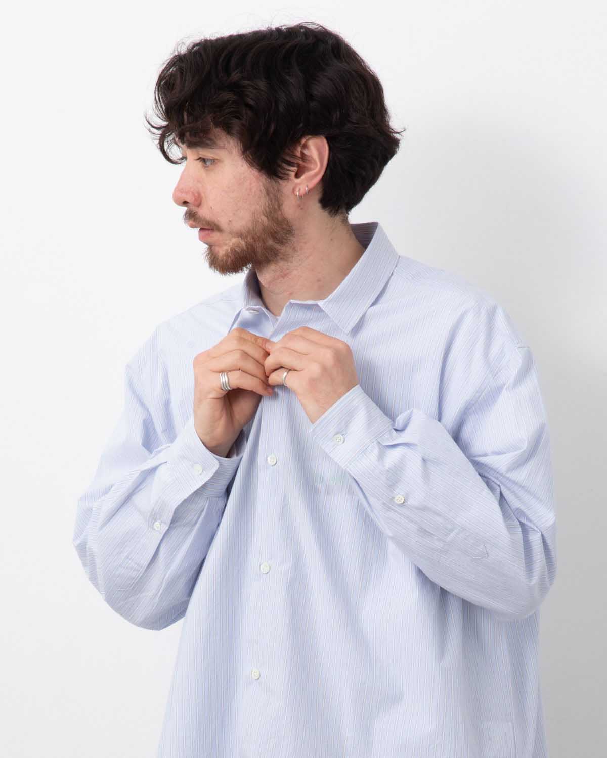 GENTLE RESORT OVERSIZED STRIPE SHIRT