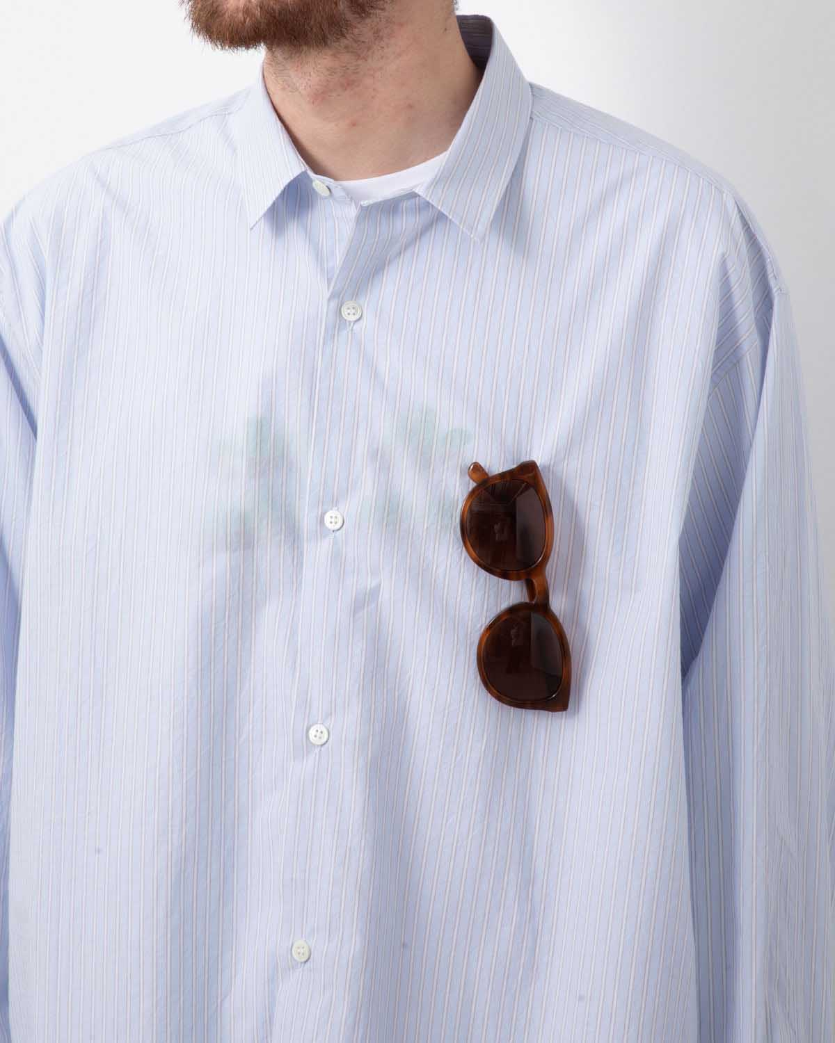 GENTLE RESORT OVERSIZED STRIPE SHIRT