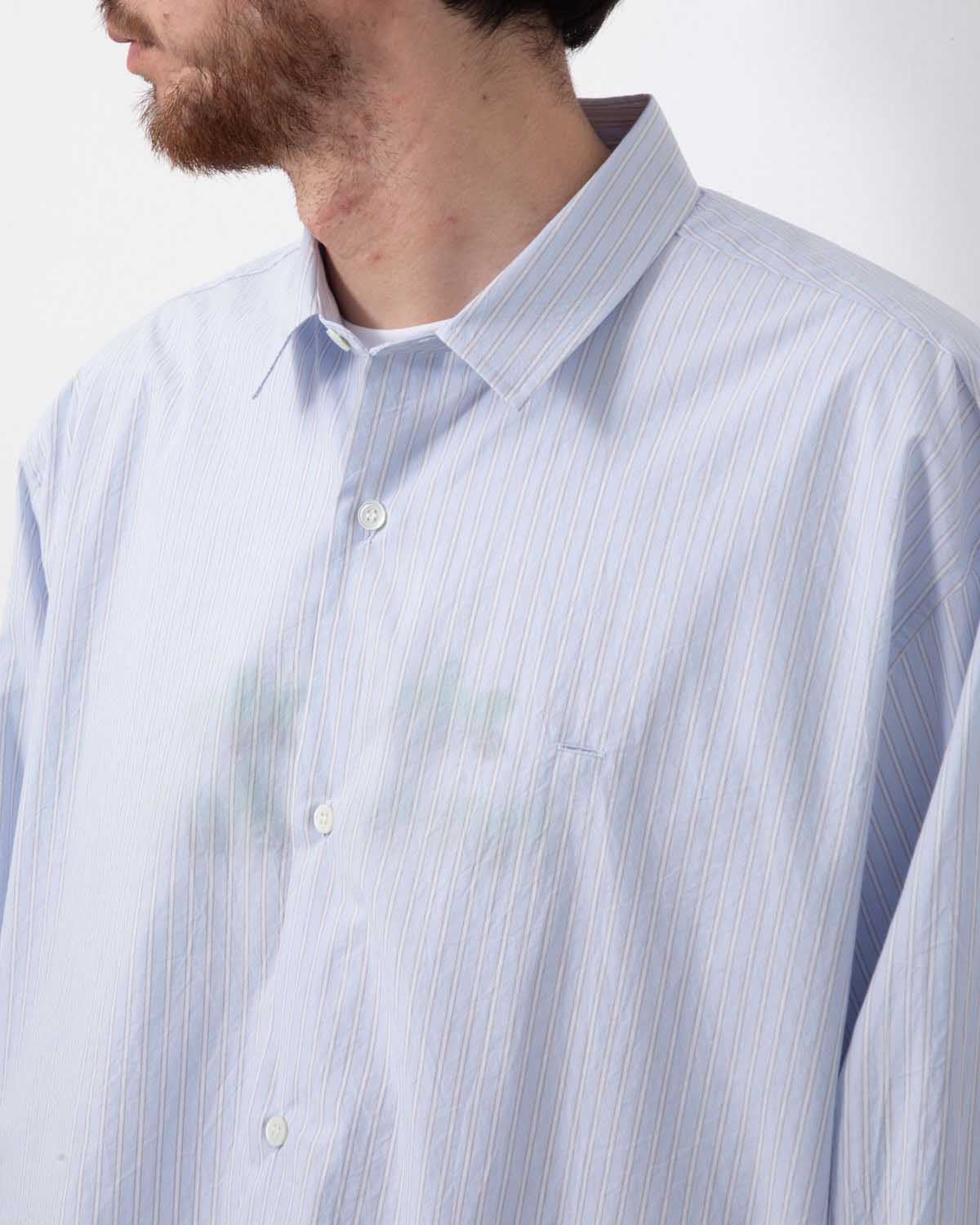 GENTLE RESORT OVERSIZED STRIPE SHIRT