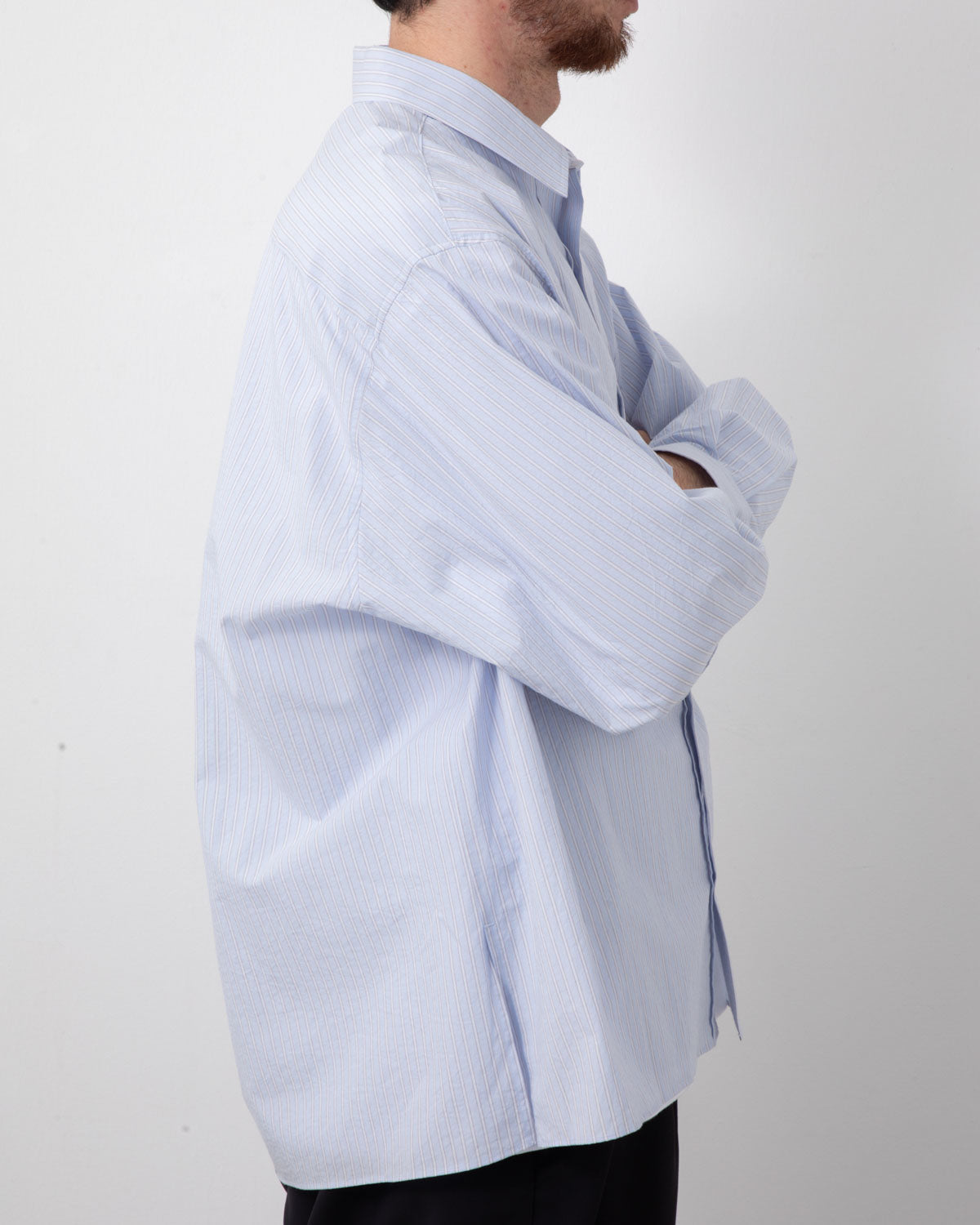 GENTLE RESORT OVERSIZED STRIPE SHIRT