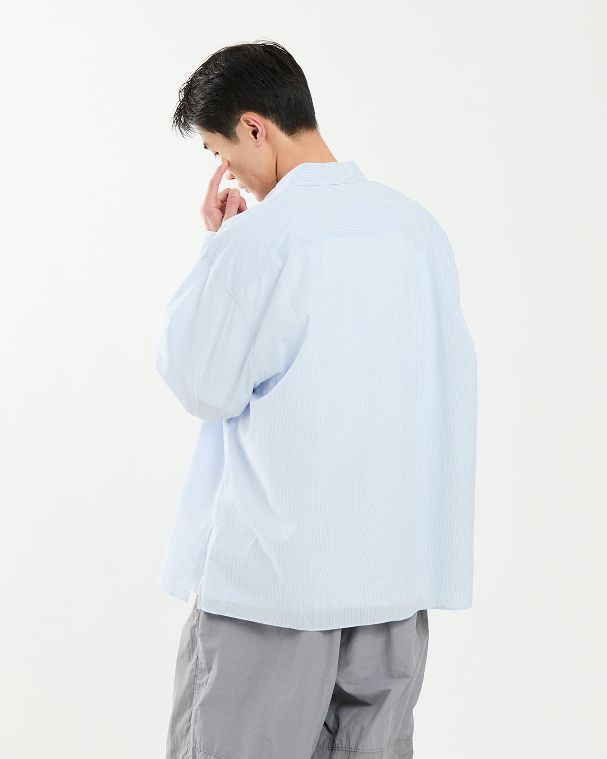 GENTLE RESORT OVERSIZED STRIPE SHIRT