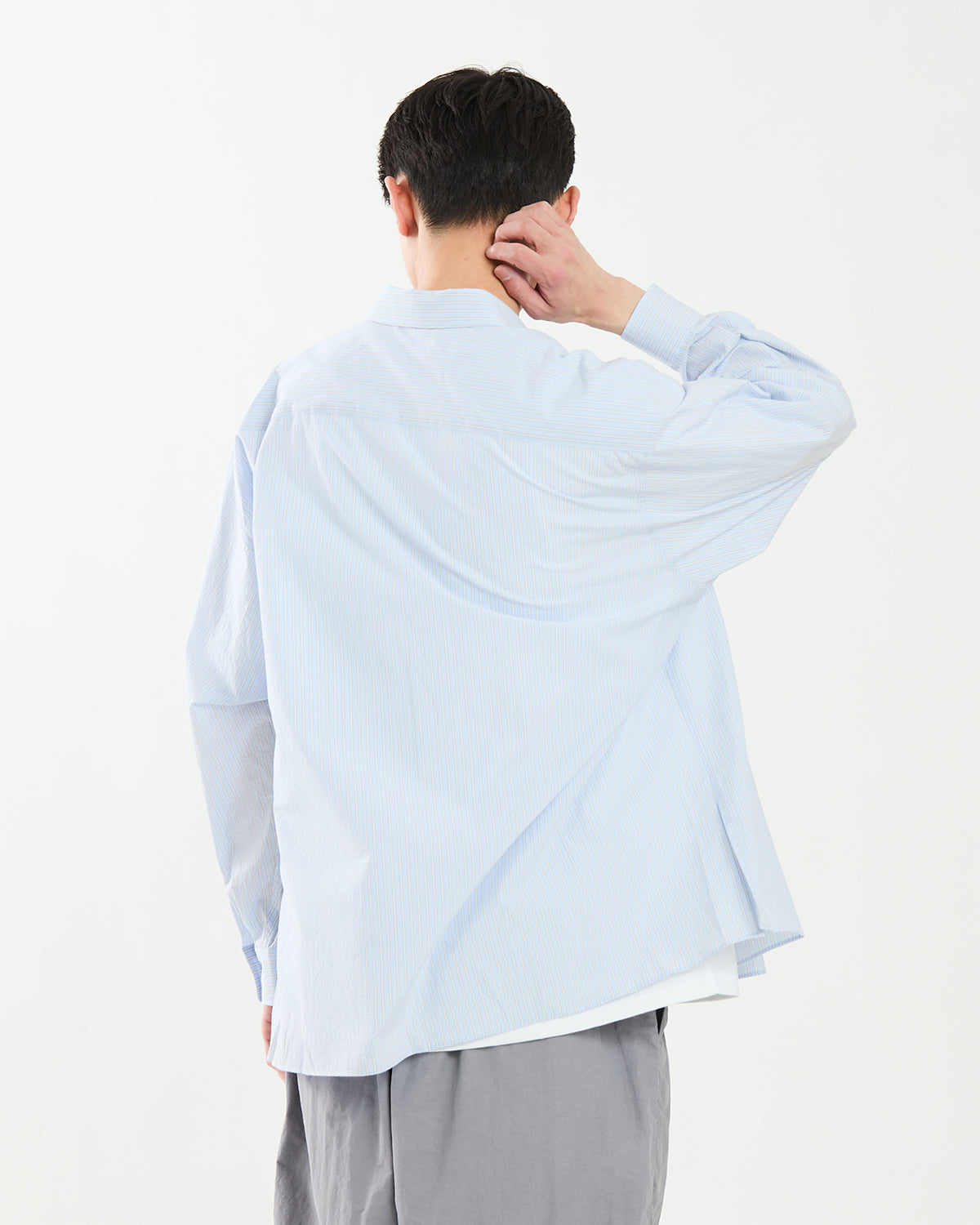 GENTLE RESORT OVERSIZED STRIPE SHIRT