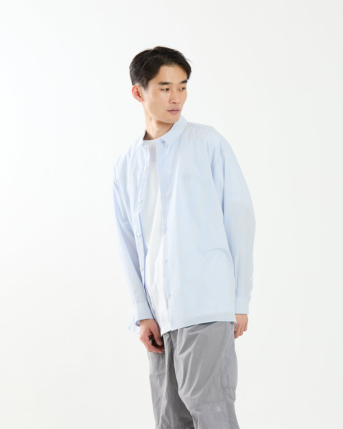 GENTLE RESORT OVERSIZED STRIPE SHIRT