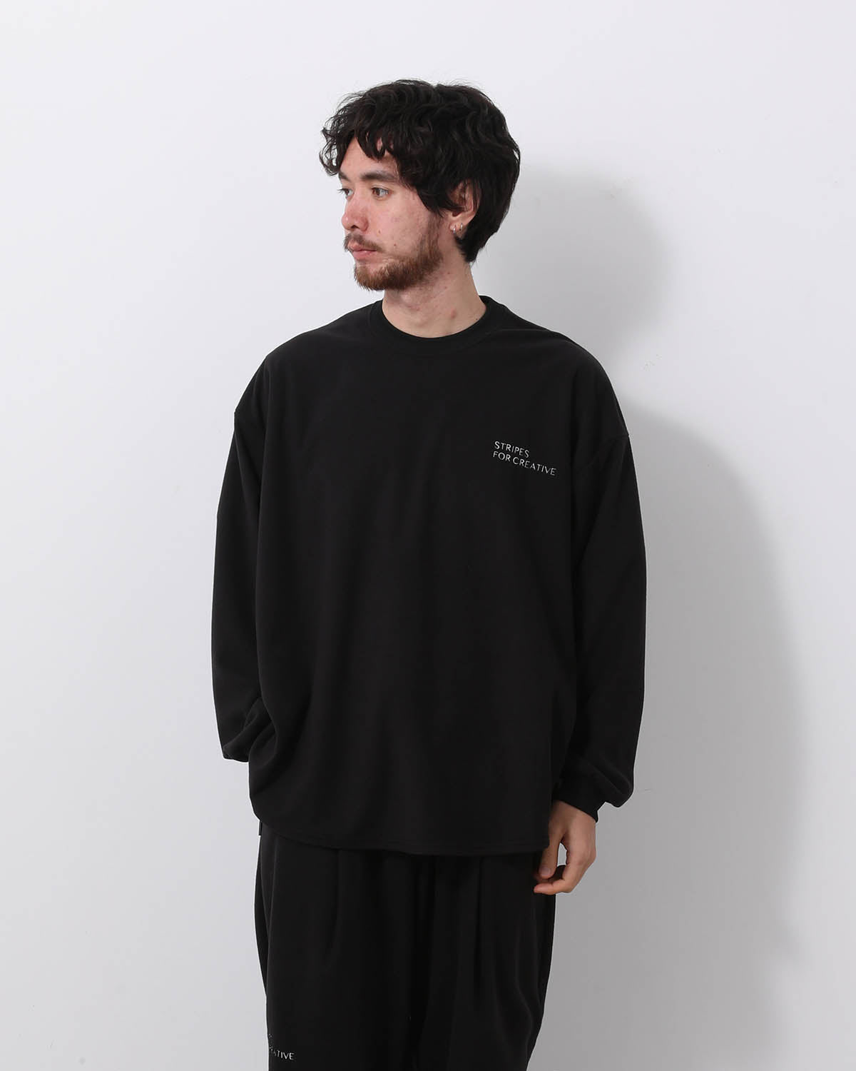FLEECE SUPER BIG LS ROUND TEE