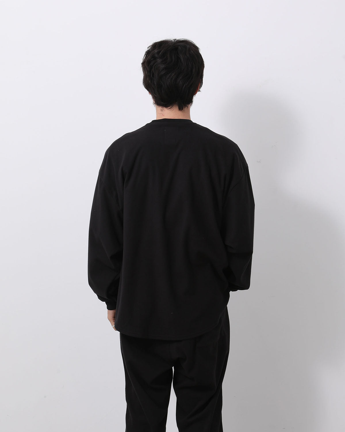 FLEECE SUPER BIG LS ROUND TEE