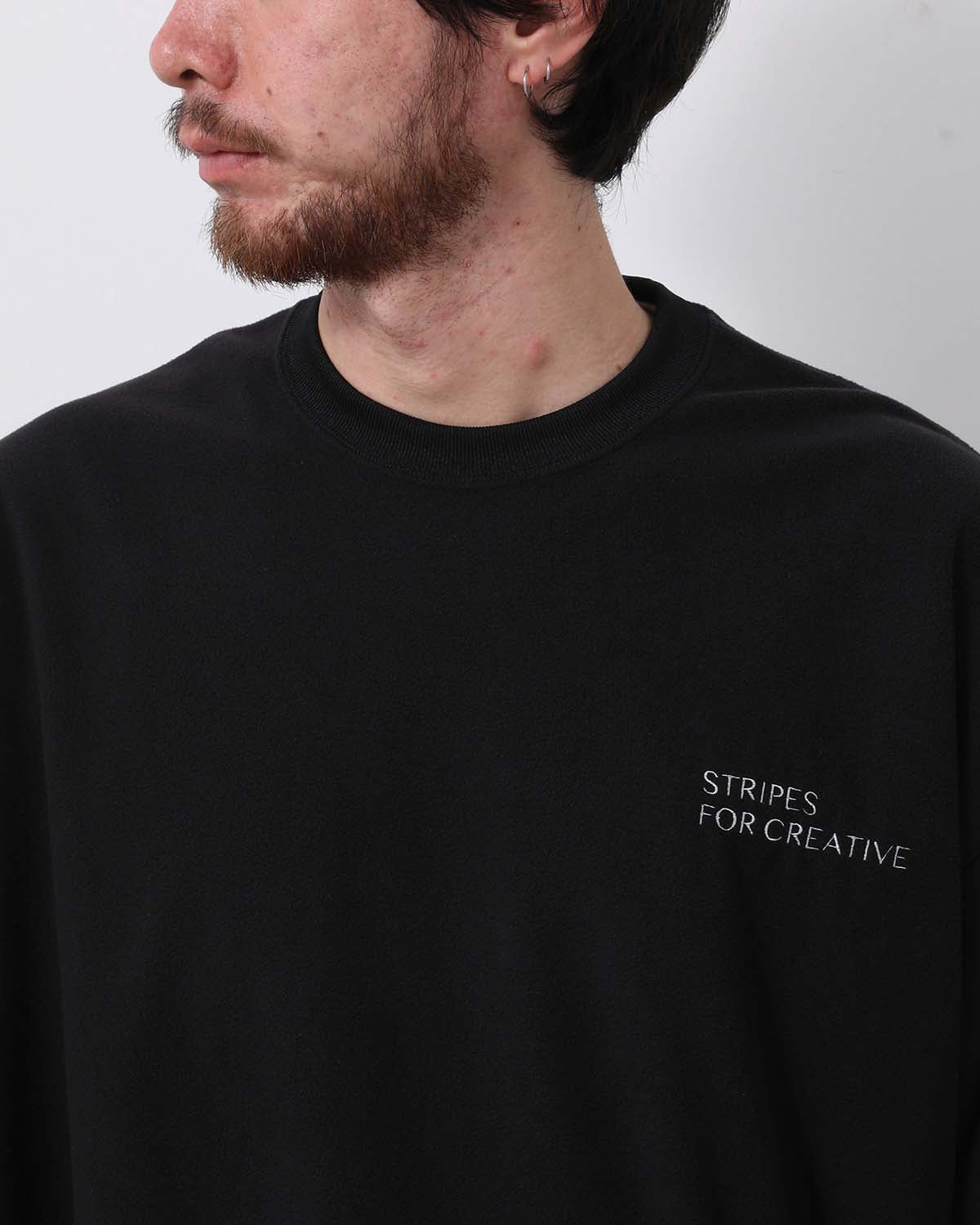 FLEECE SUPER BIG LS ROUND TEE