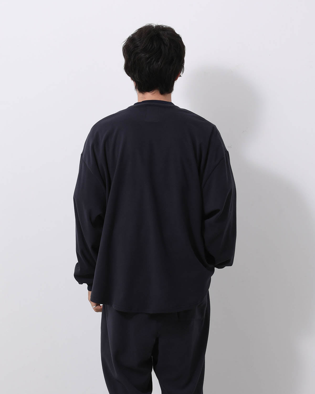 FLEECE SUPER BIG LS ROUND TEE