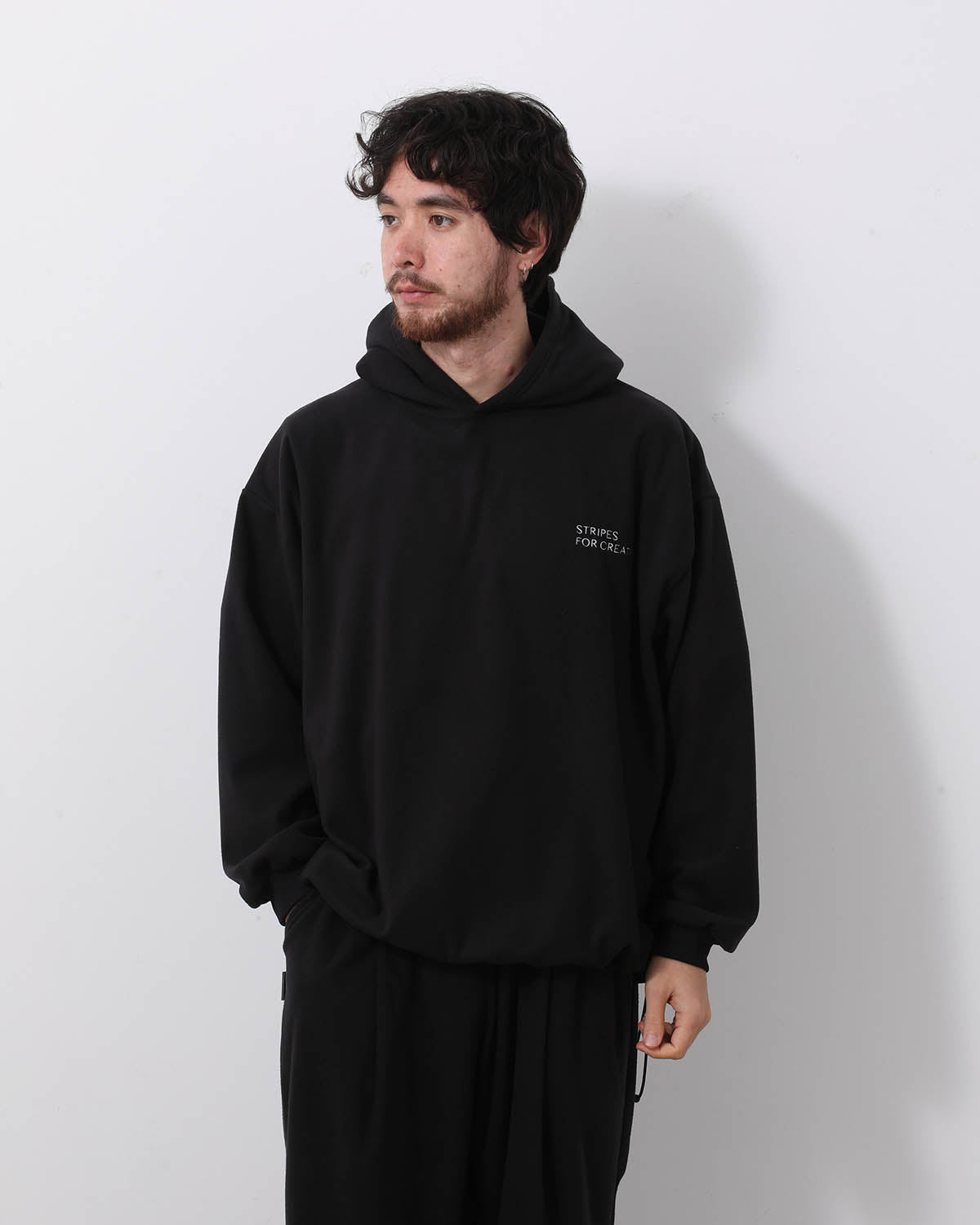 FLEECE SUPER BIG HOODY LS TEE