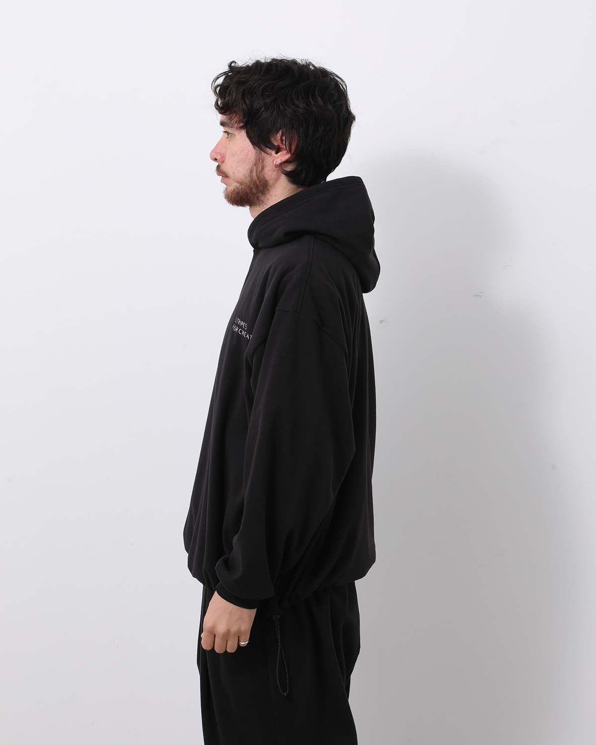 FLEECE SUPER BIG HOODY LS TEE