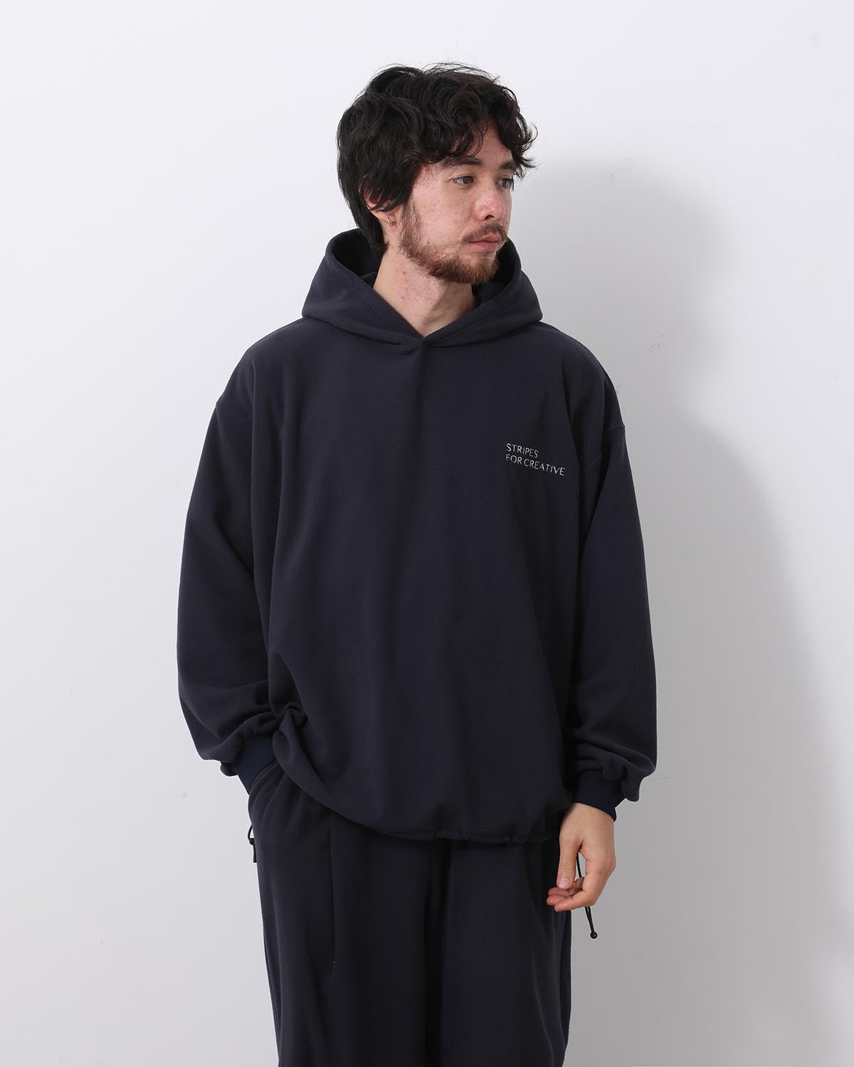 FLEECE SUPER BIG HOODY LS TEE