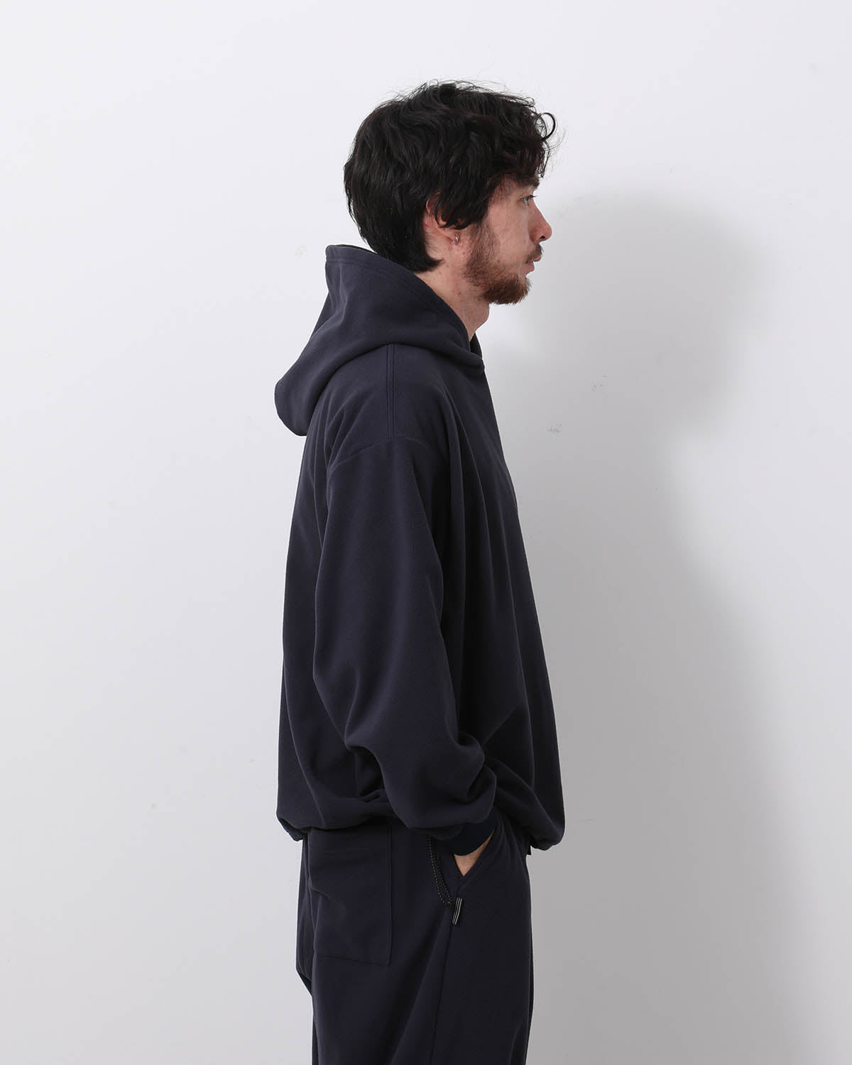 FLEECE SUPER BIG HOODY LS TEE