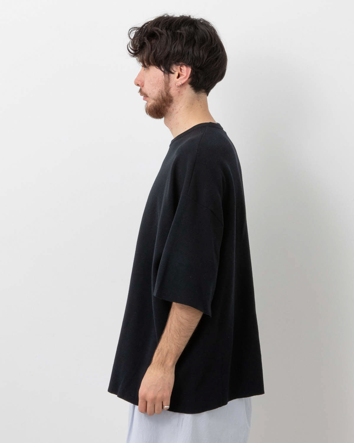 SUPER BIG SS COTTON KNIT TEE