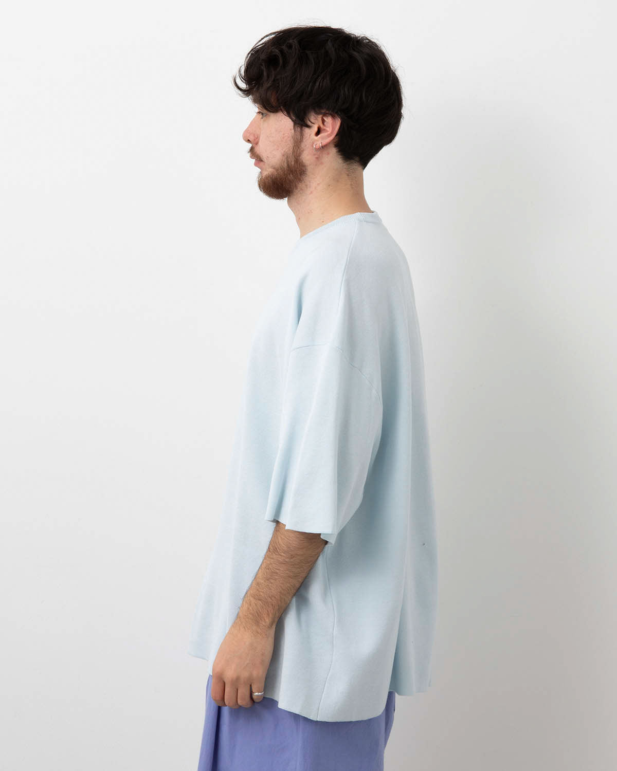 SUPER BIG SS COTTON KNIT TEE