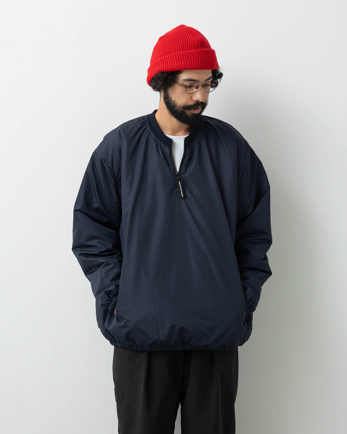 BASEBALL HALF ZIP JACKET