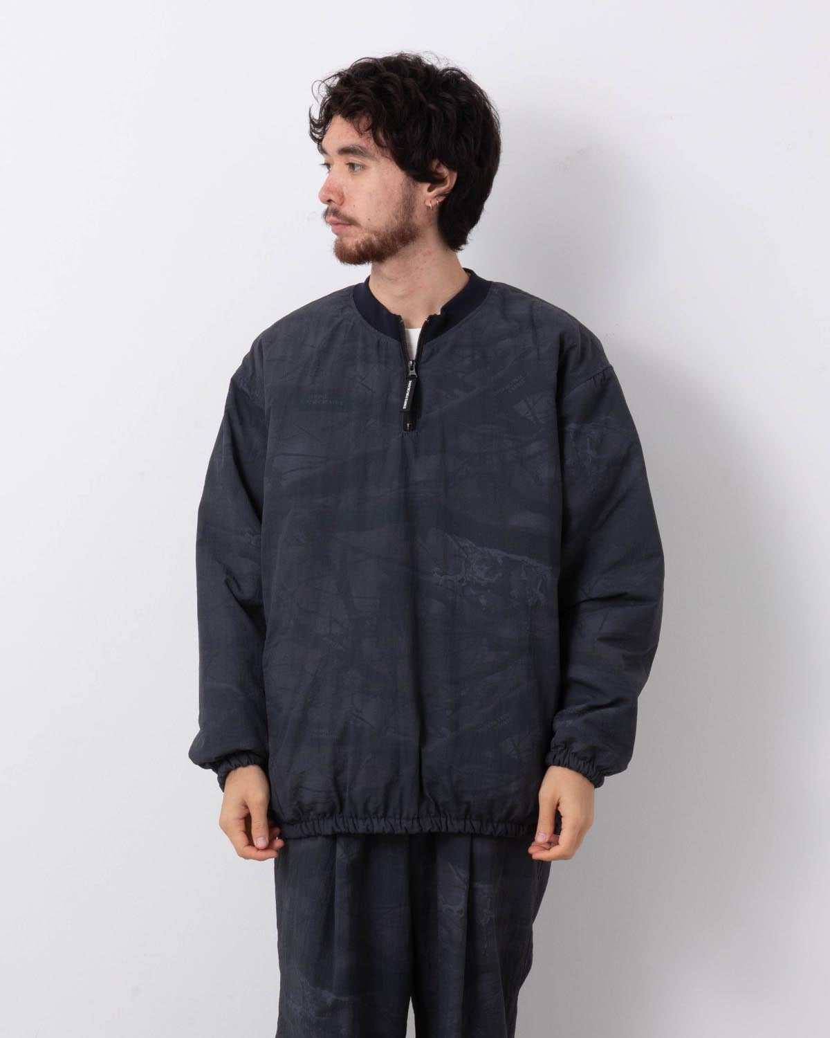 BASEBALL HALF ZIP JACKET