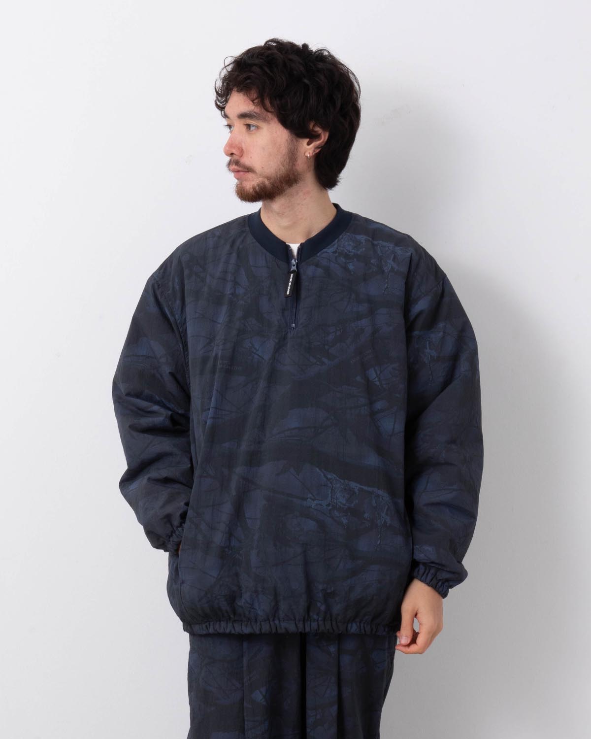 BASEBALL HALF ZIP JACKET