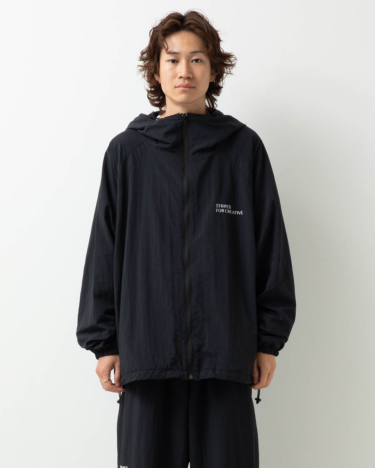 PUNCHING NYLON HOODY