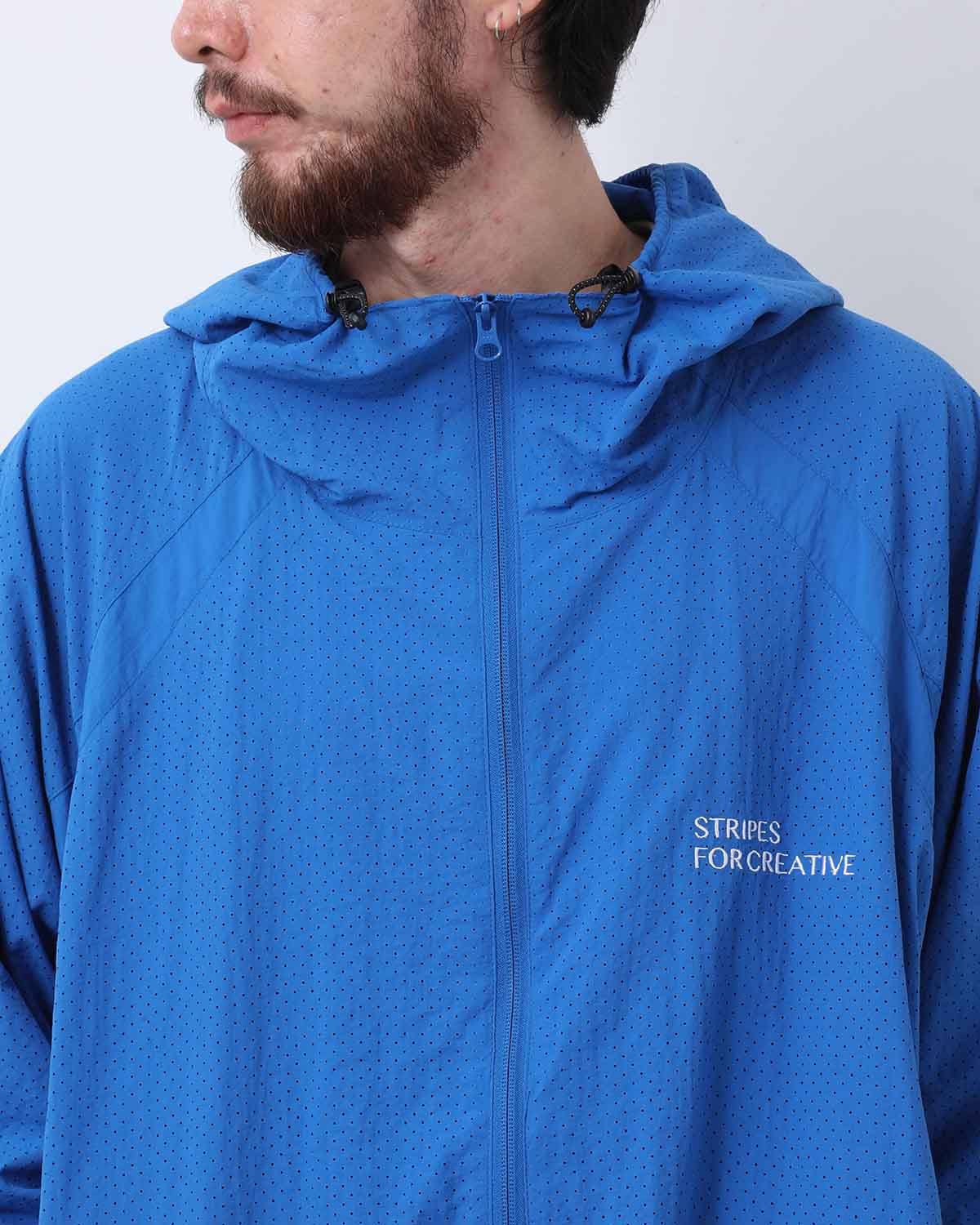 PUNCHING NYLON HOODY