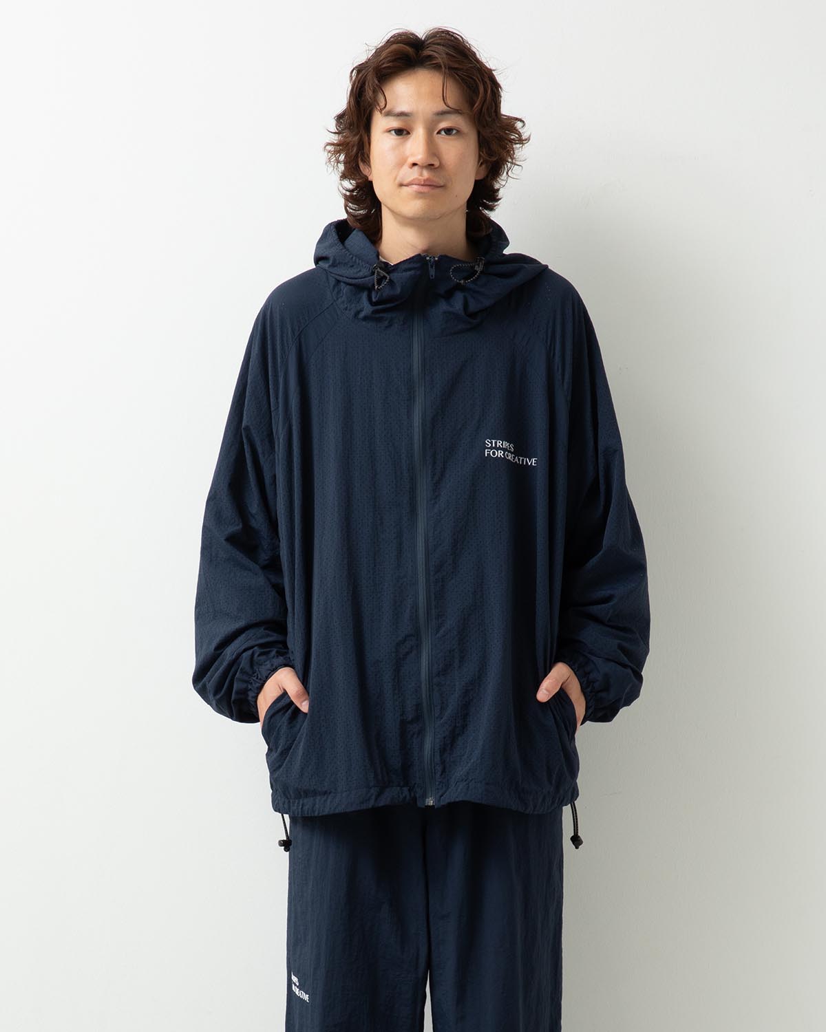 PUNCHING NYLON HOODY