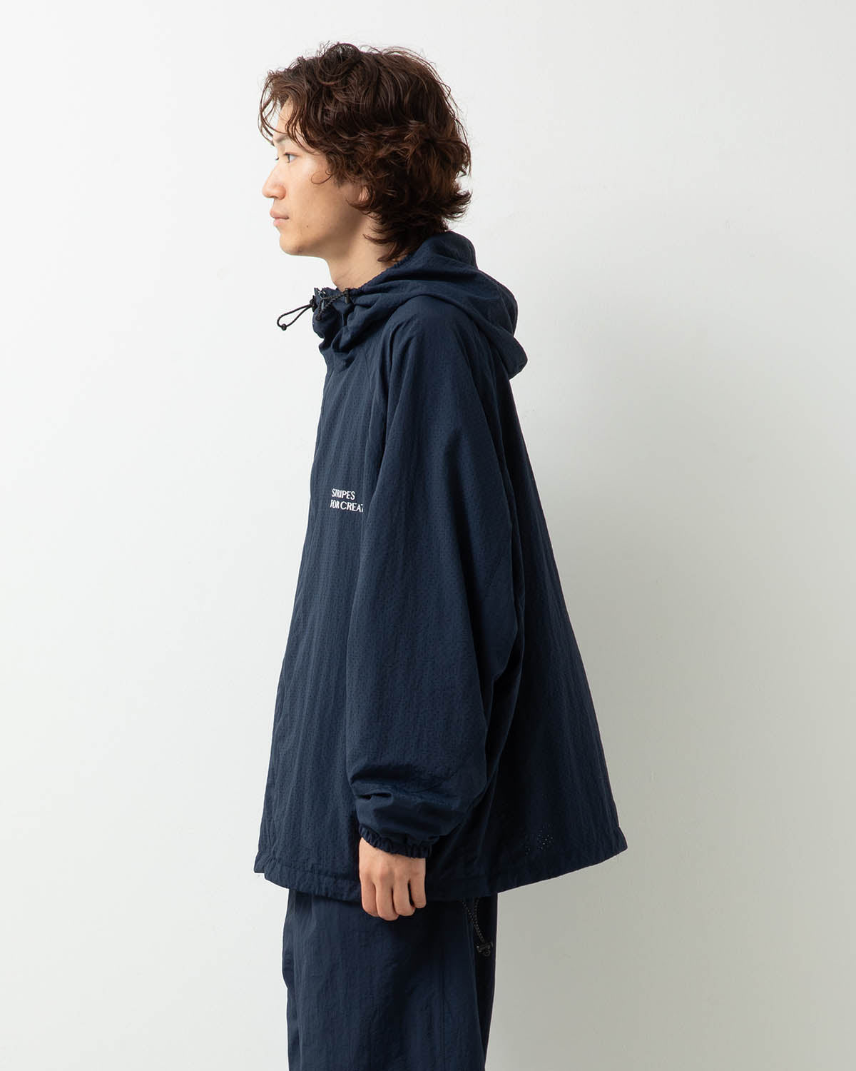 PUNCHING NYLON HOODY