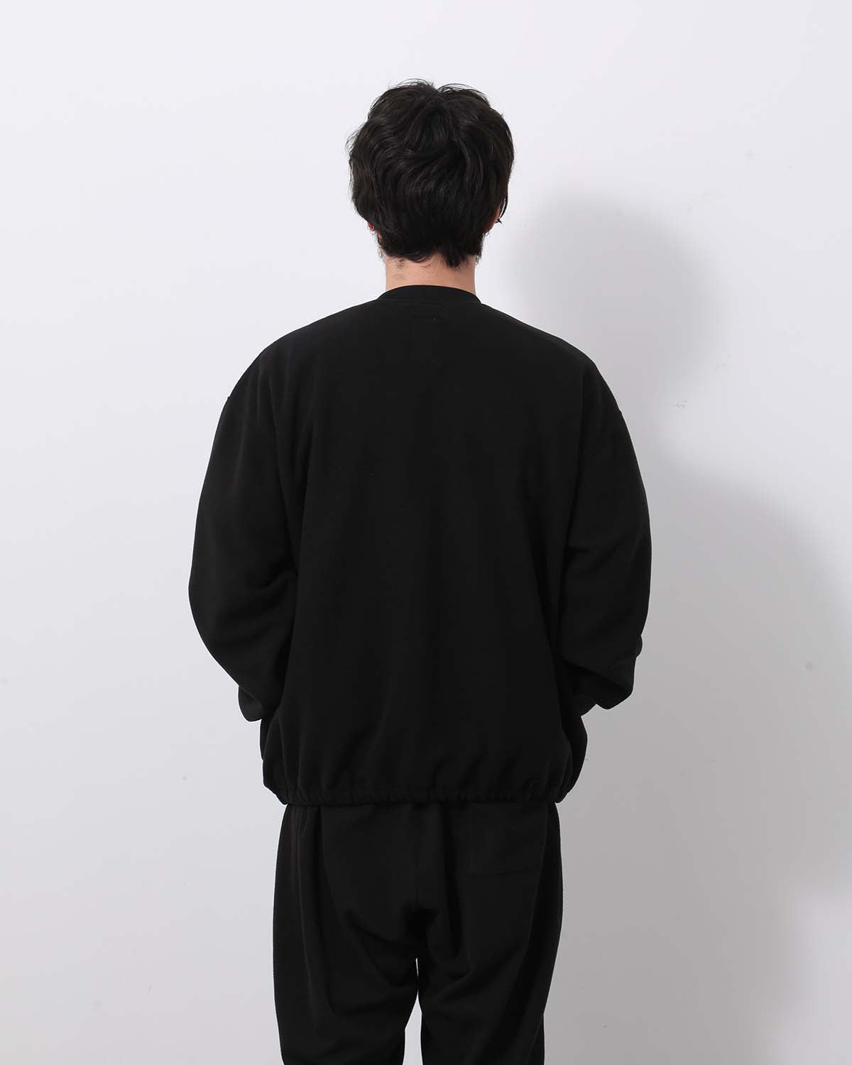 FLEECE BASEBALL HALF ZIP JACKET