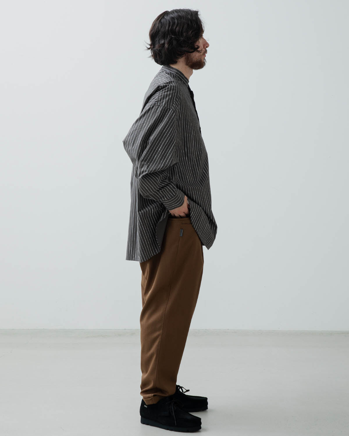 TAPERED EASY PANTS (WOOL CHINO)