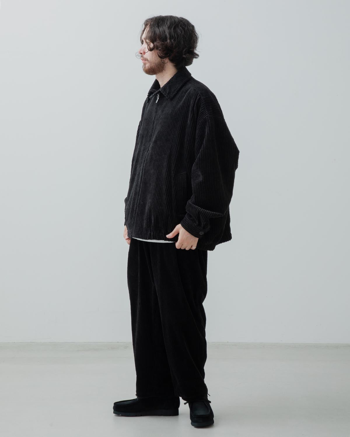 WIDE TWO TUCK PANTS (CORDUROY)