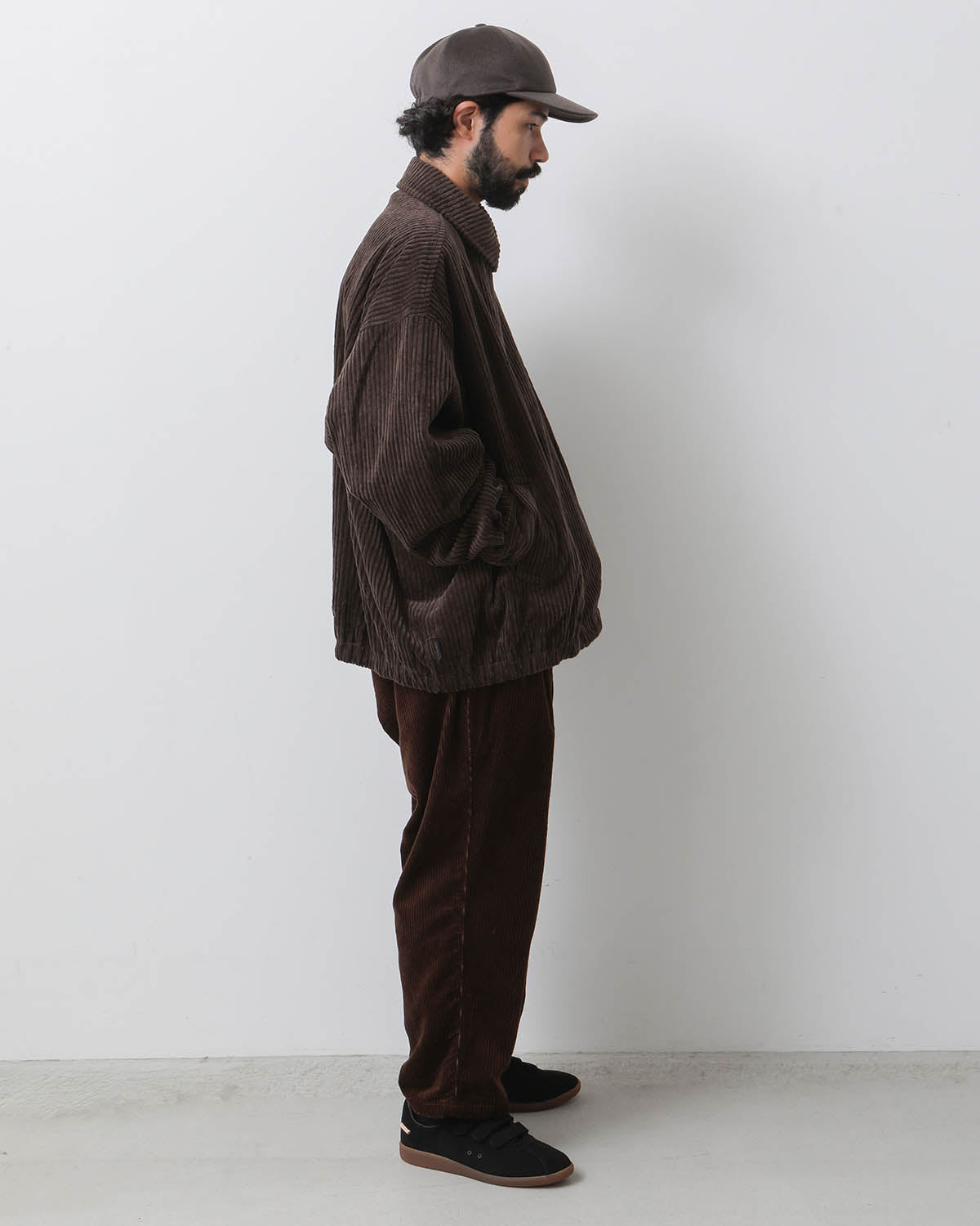 WIDE TWO TUCK PANTS (CORDUROY)