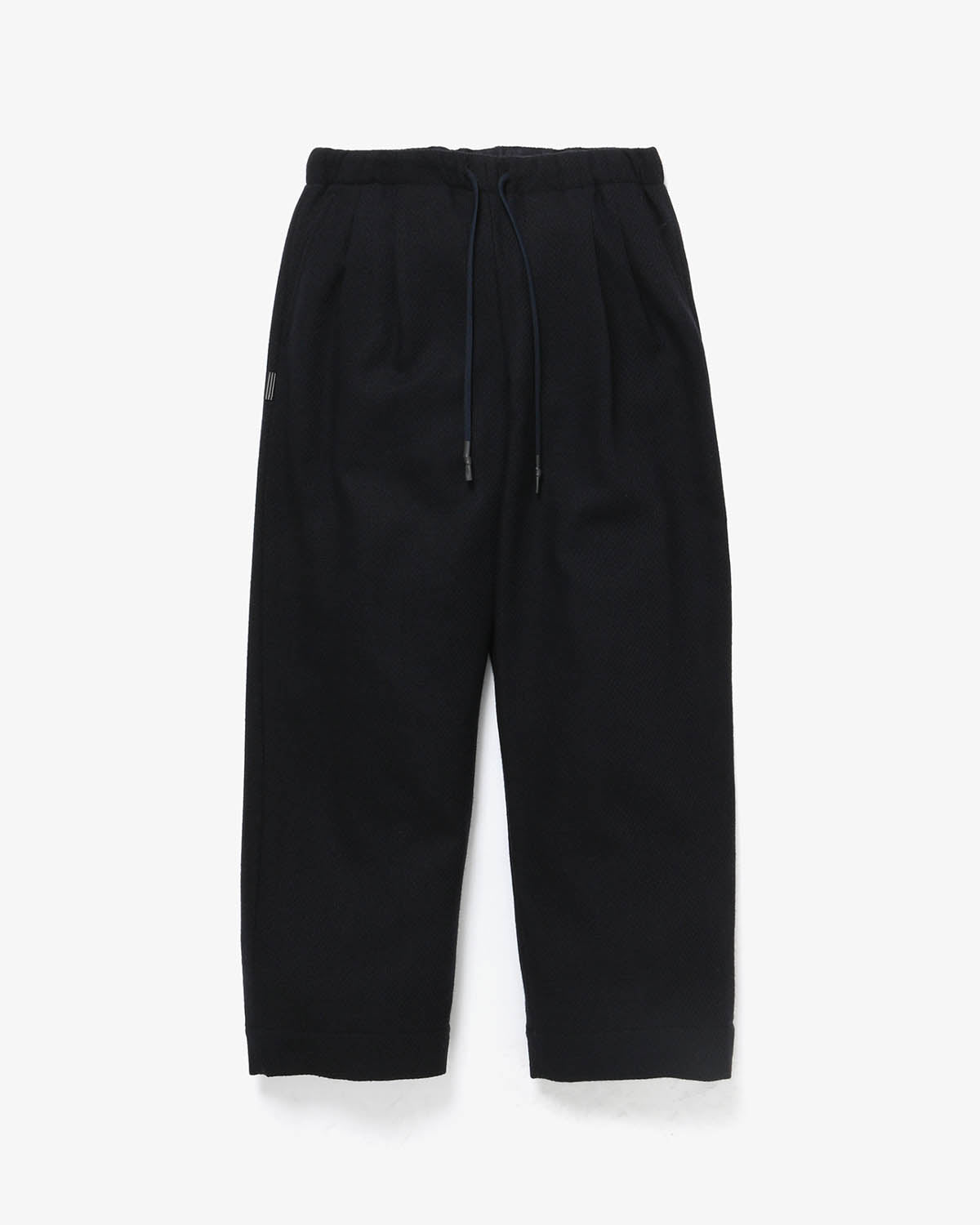 WIDE STRAIGHT WOOL PANTS