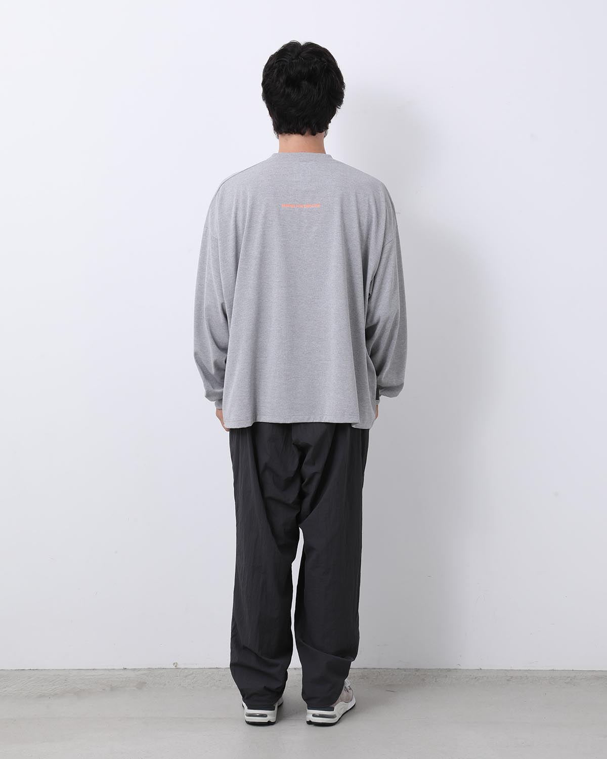 WIDE TAPERED EASY PANTS (NEW CRISPY)