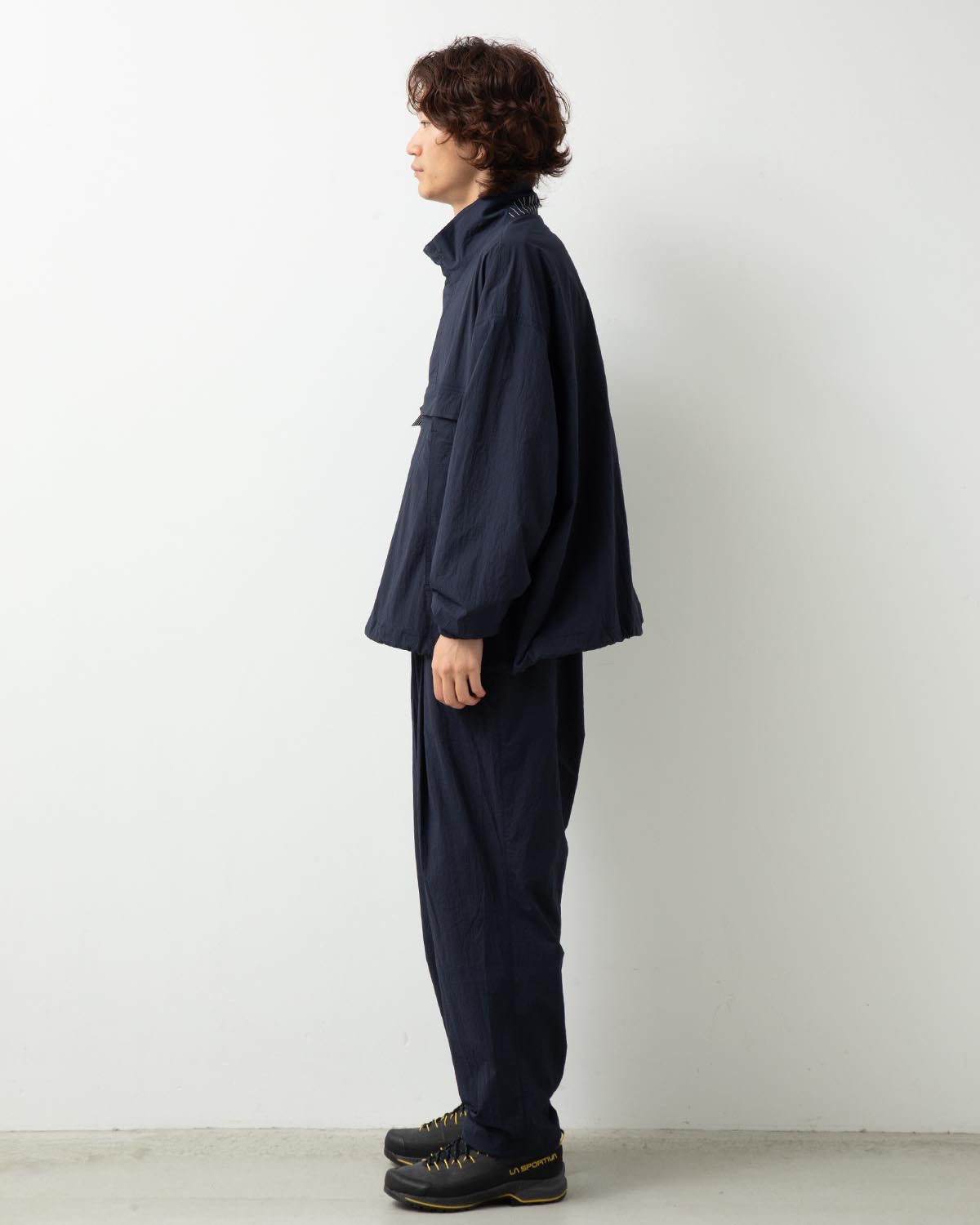 WIDE TAPERED EASY PANTS (NEW CRISPY)