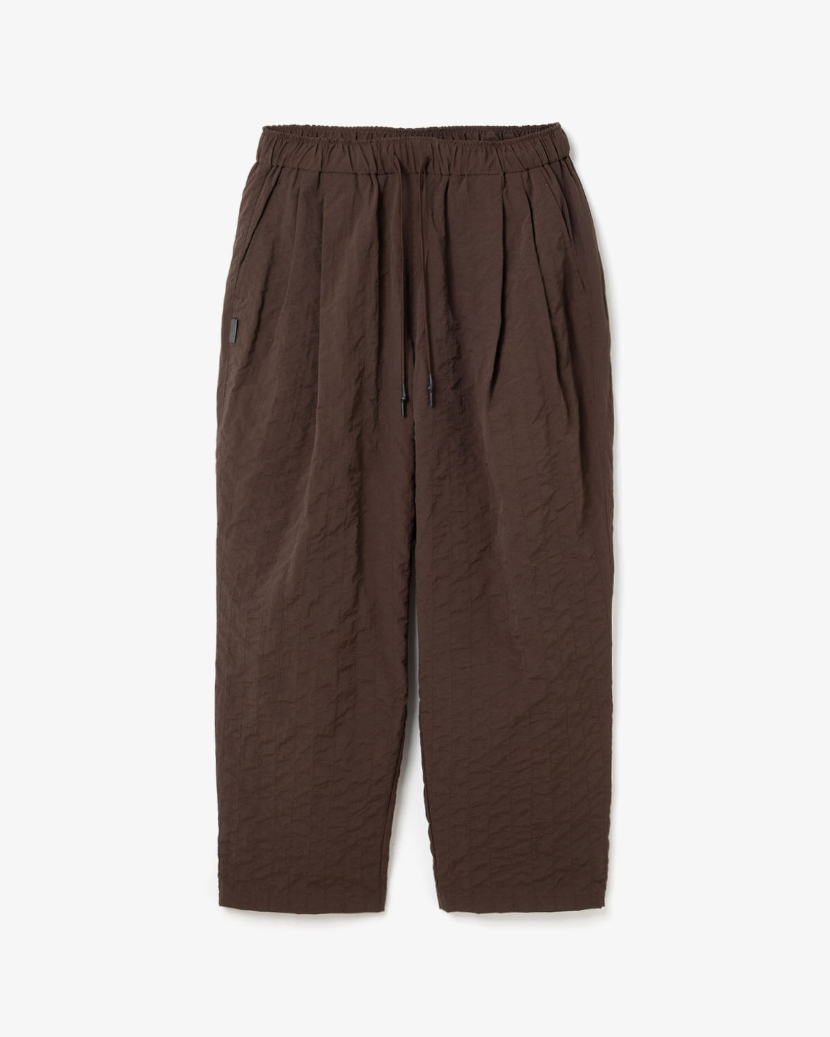 NEW WIDE TWO TUCK PANTS (STICHED NYLON)