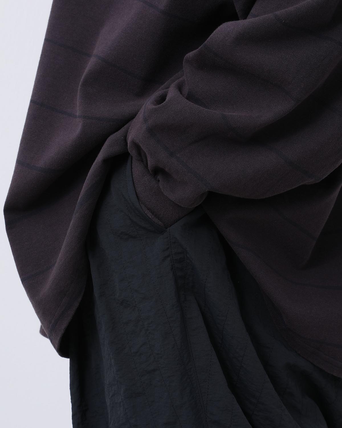 NEW WIDE TWO TUCK PANTS (STICHED NYLON)