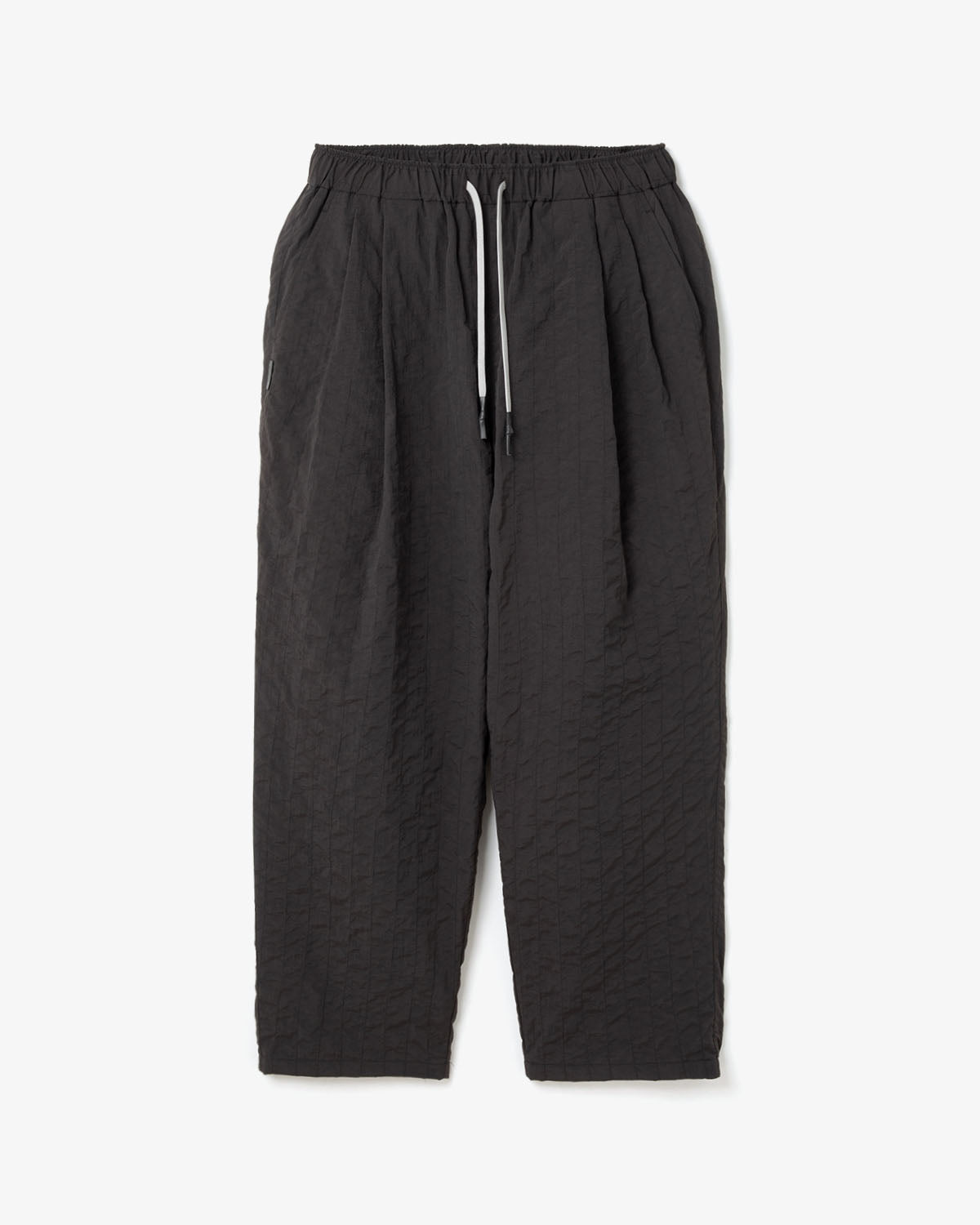 NEW WIDE TWO TUCK PANTS (STICHED NYLON)