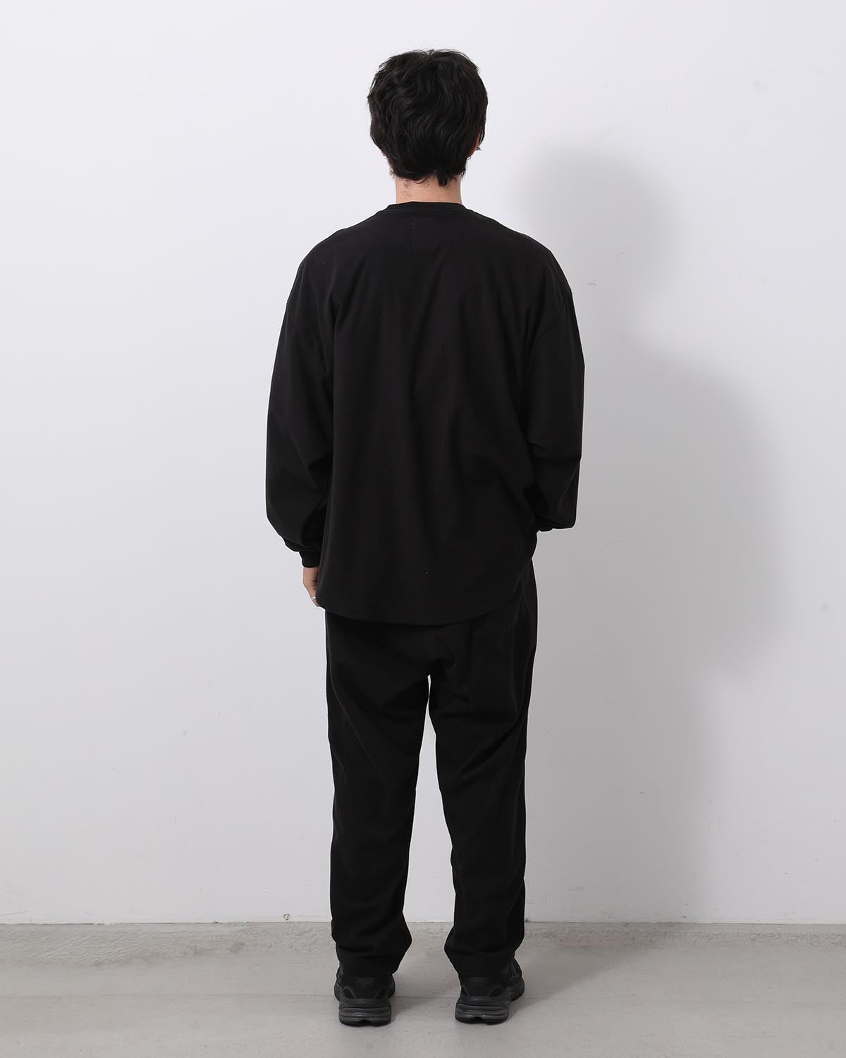 FLEECE WIDE TAPERED EASY PANTS