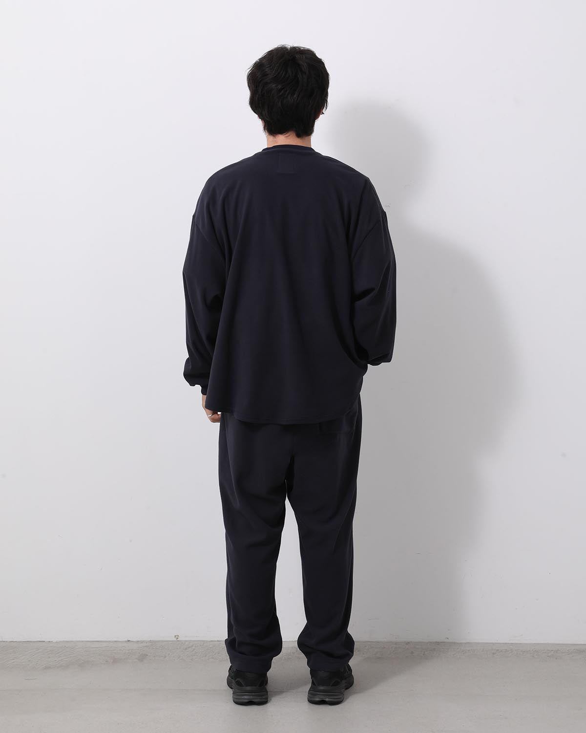 FLEECE WIDE TAPERED EASY PANTS