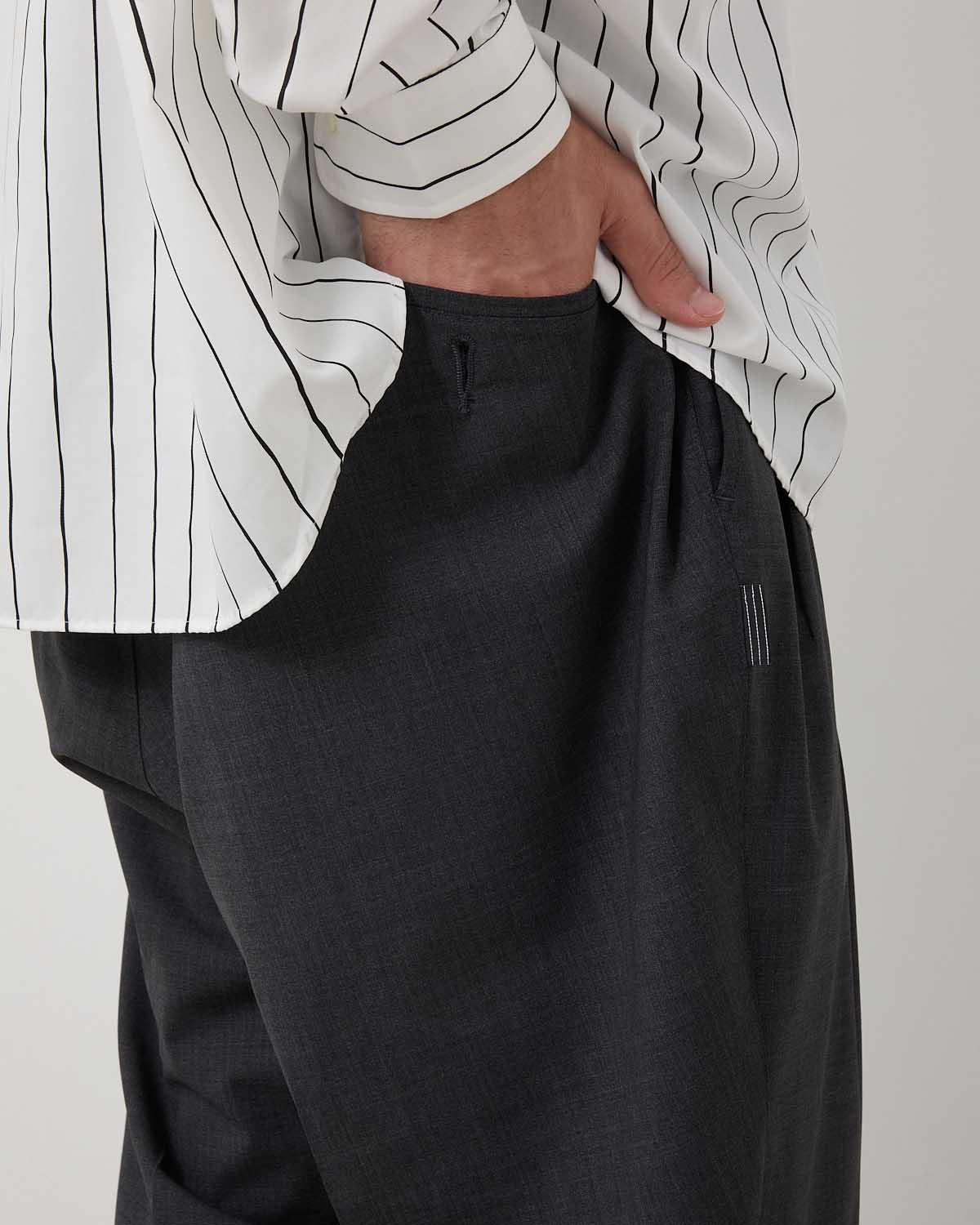 TWO TUCK S WOOL PANTS