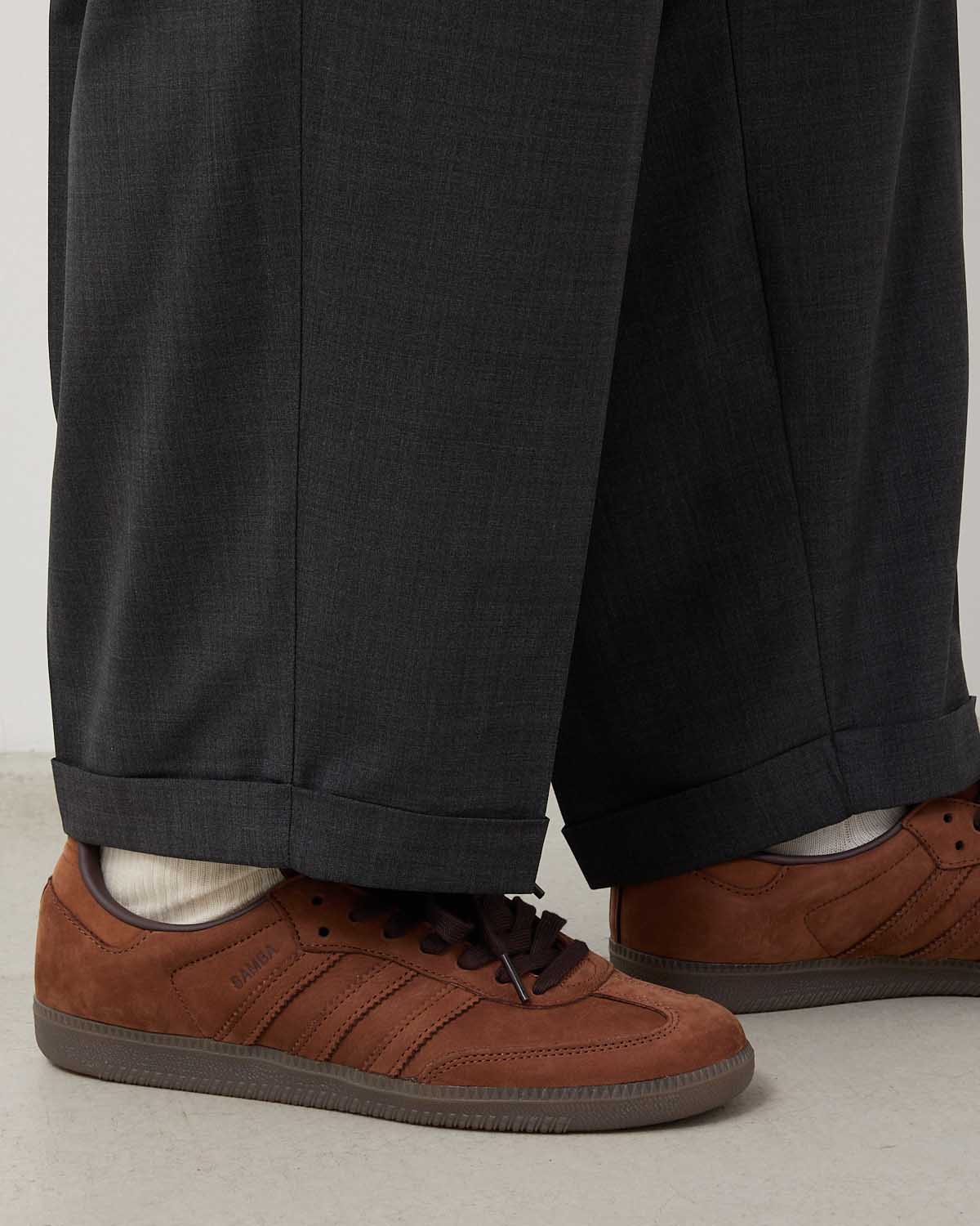 TWO TUCK S WOOL PANTS