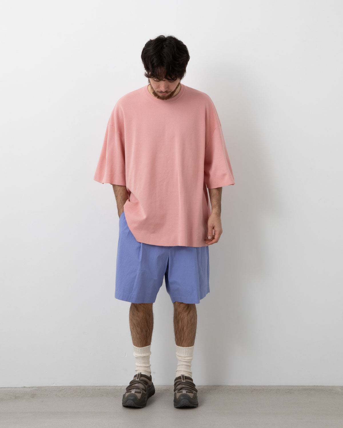 COTTON BAGGY SHORTS